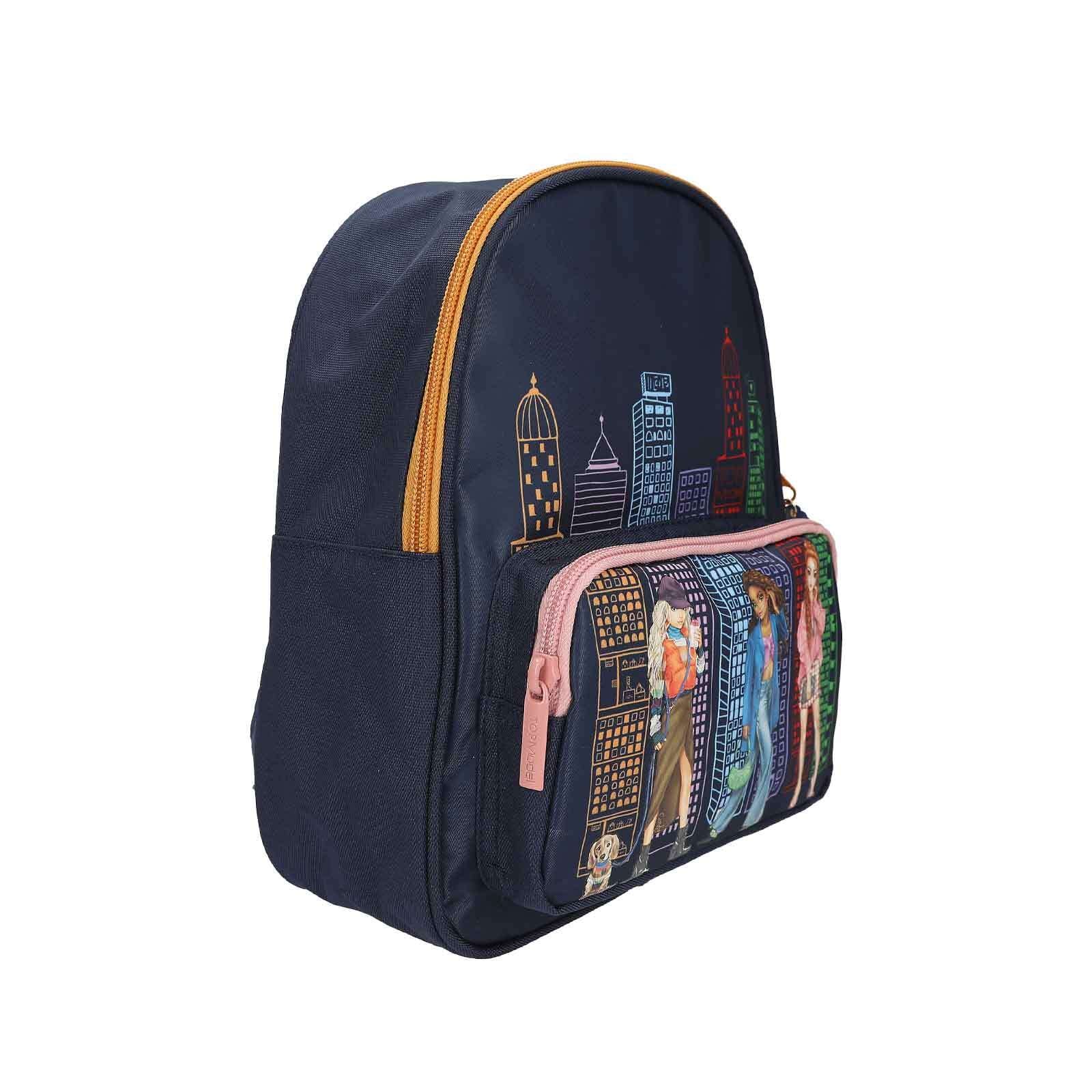 Depesche Rucksack »Rucksack CITY GIRLS TOPModel 11 x 22 x 28 cm dunkelblau«