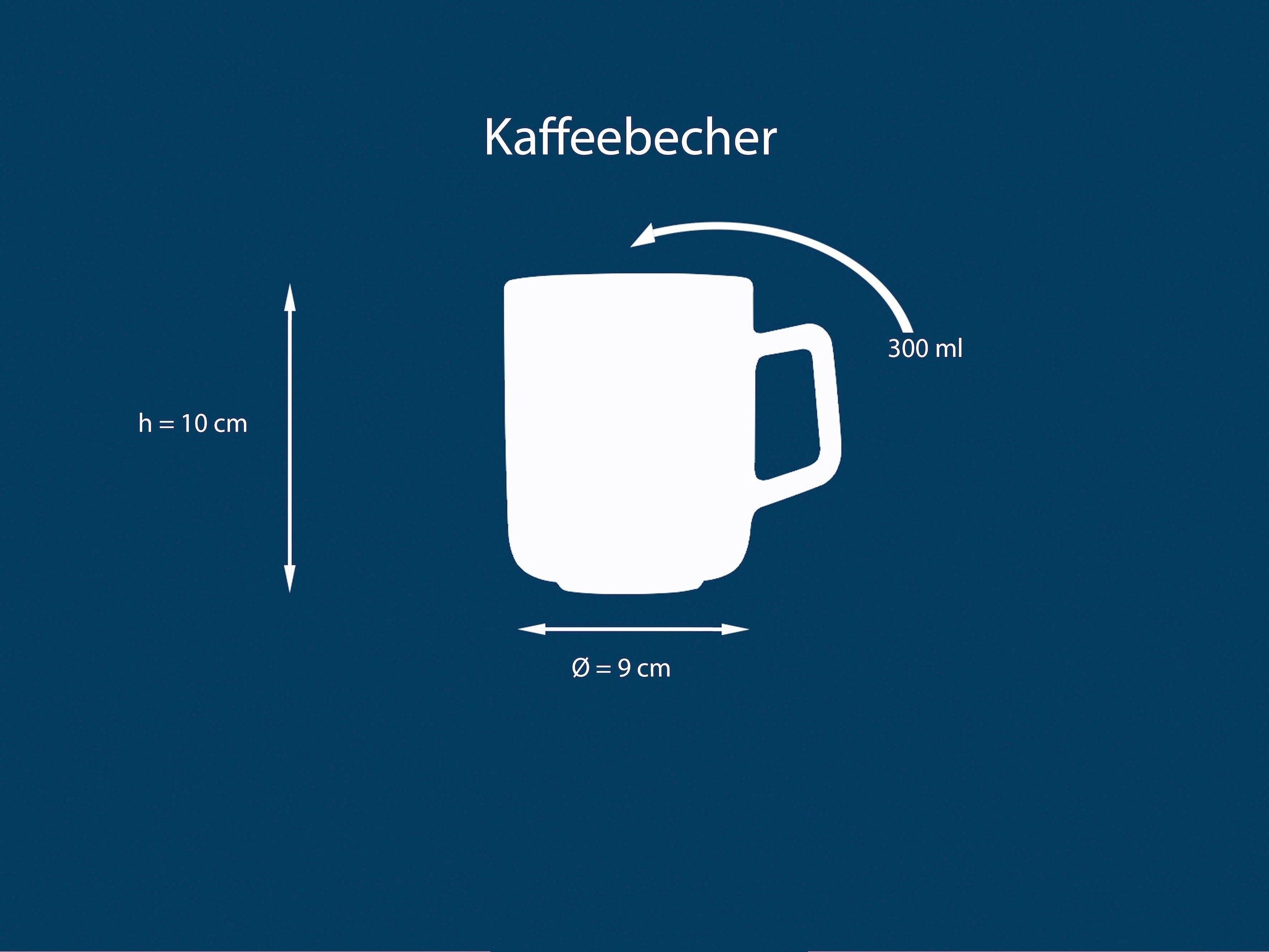 andas Becher »modernes 6-teiliges Kaffeebecher-Set Nydala«, (Set, 6 tlg.), hohe Haltbarkeit, spülmaschinengeeignet & mikrowellengeeignet