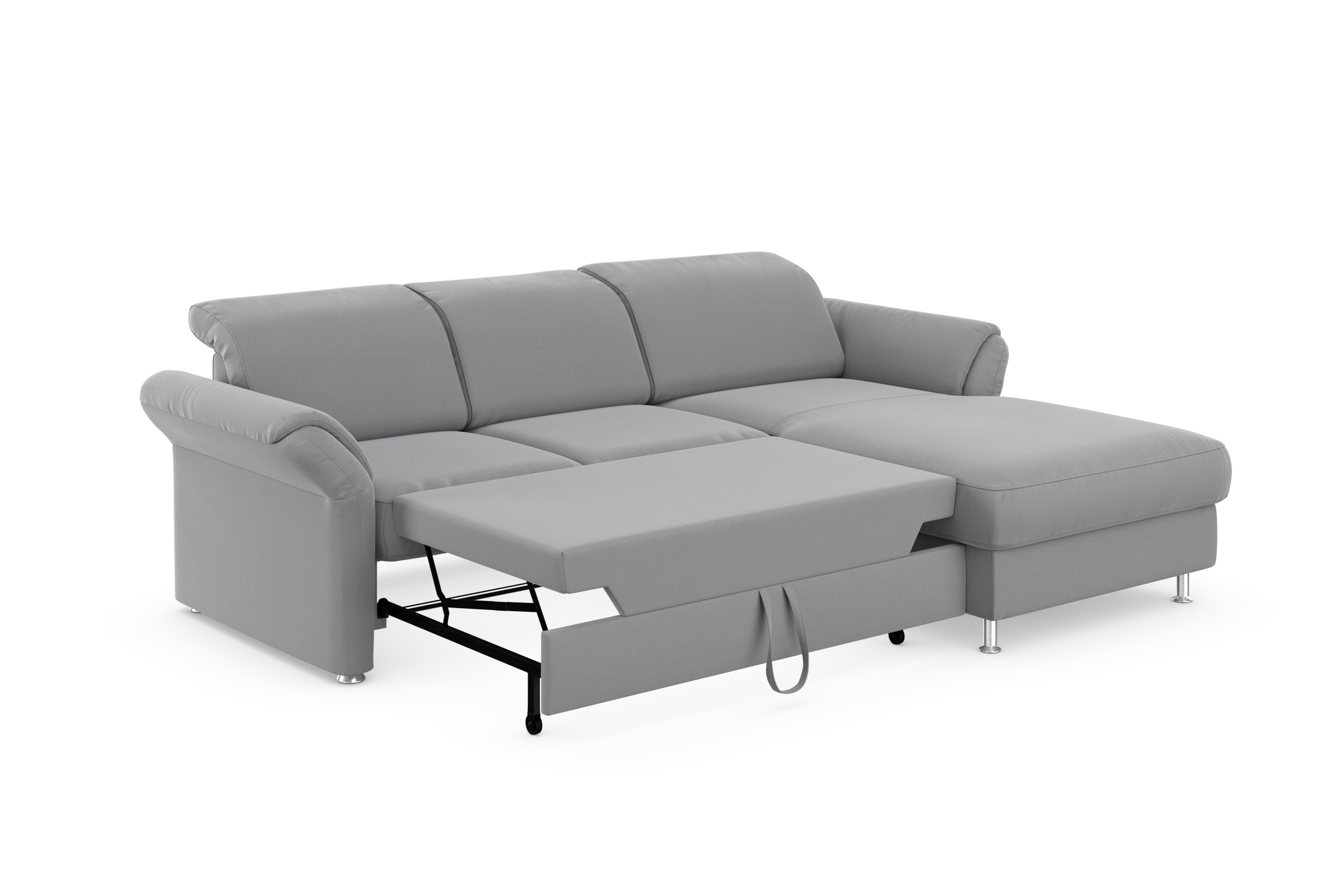 sit&more Ecksofa »Apulia L-Form«, wahlweise Bettfunktion, Bettkasten und Kopf- und Armteilverstellung