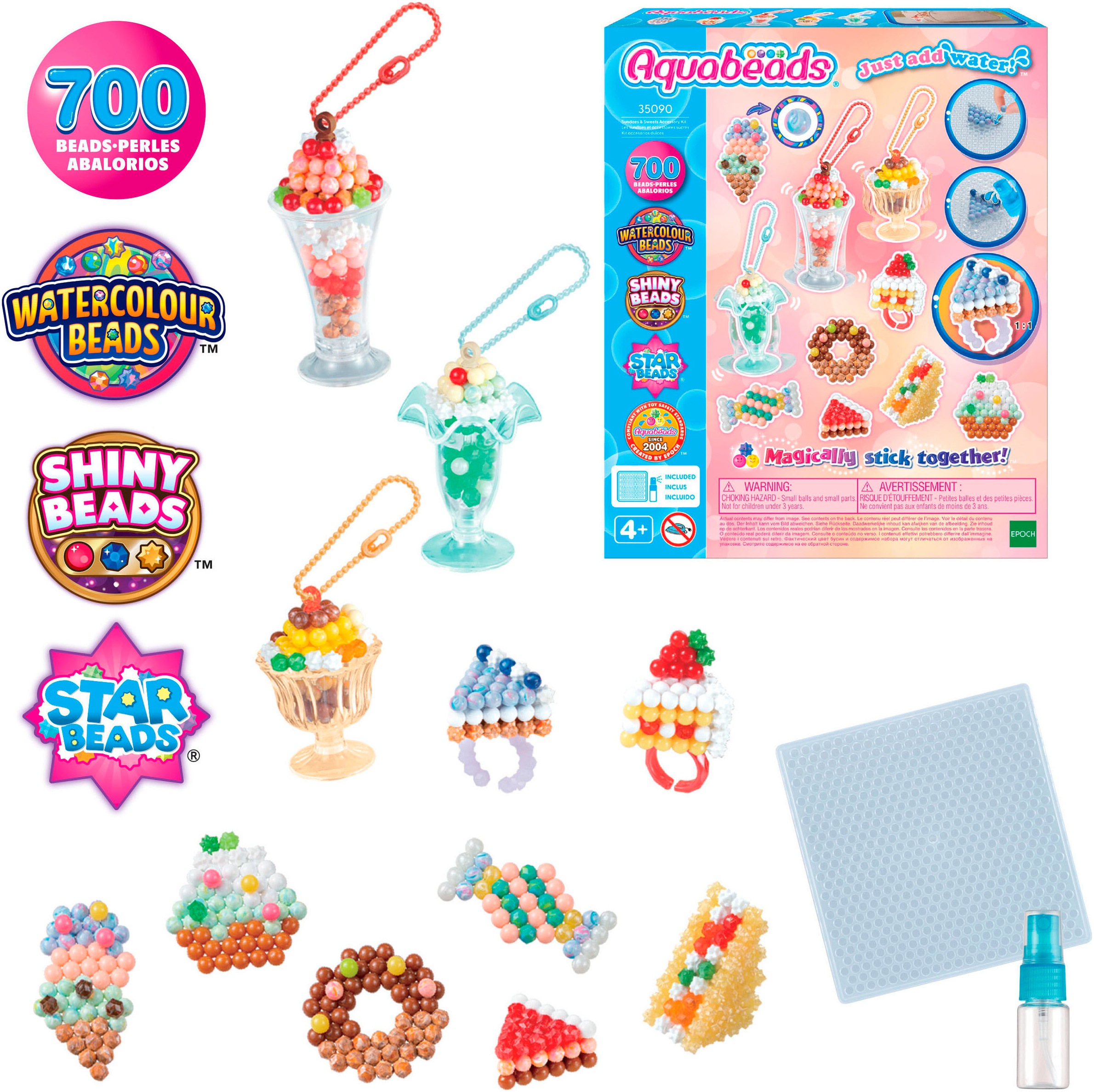 Aquabeads Kreativset »Süßigkeiten Anhänger Bastelset«