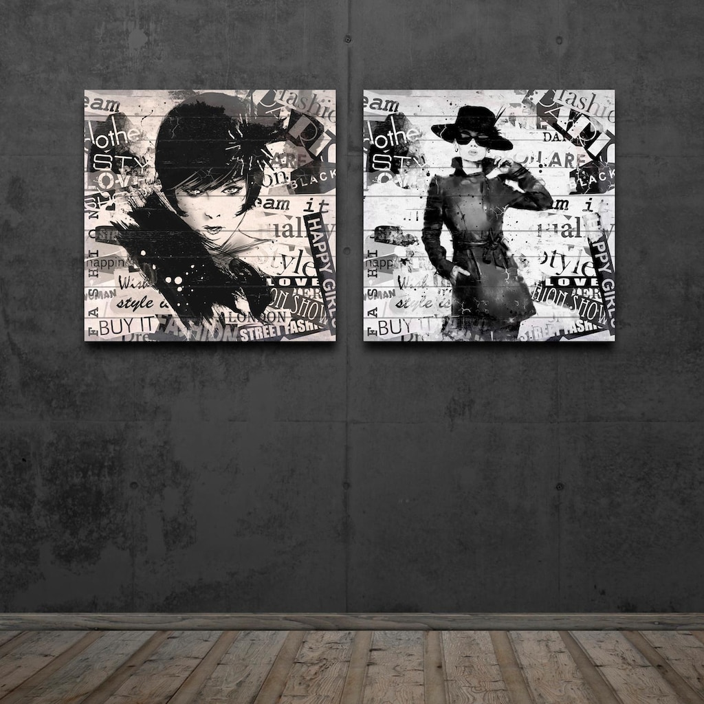 Home affaire Holzbild »Fashion A. Hepburn«