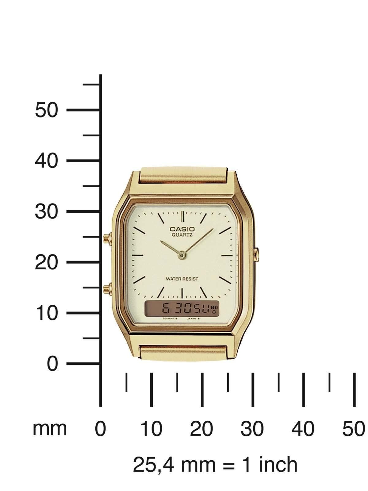 CASIO VINTAGE Chronograph »AQ-230GA-9DMQYES«, Quarzuhr, Armbanduhr, Damen, Herren, digital, retro, Stoppfunktion