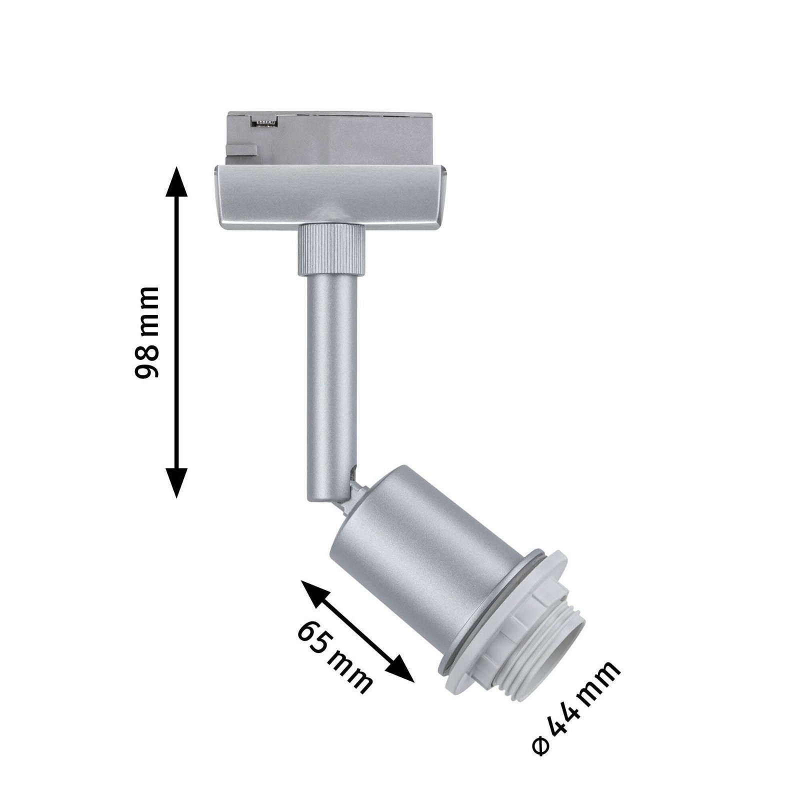 Paulmann Schienensystem-Leuchten »URail Schienenspot DecoSystems Basic E14 max. 20W 230V«, Einzelspot, dimmbar