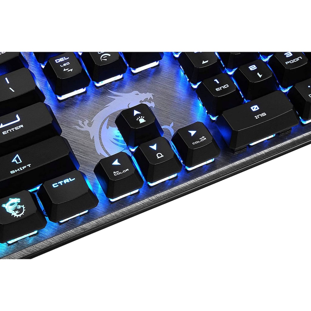 MSI Gaming-Tastatur »Vigor GK50 Elite Box White«, (Gaming-Modus-USB-Anschluss-Ziffernblock)