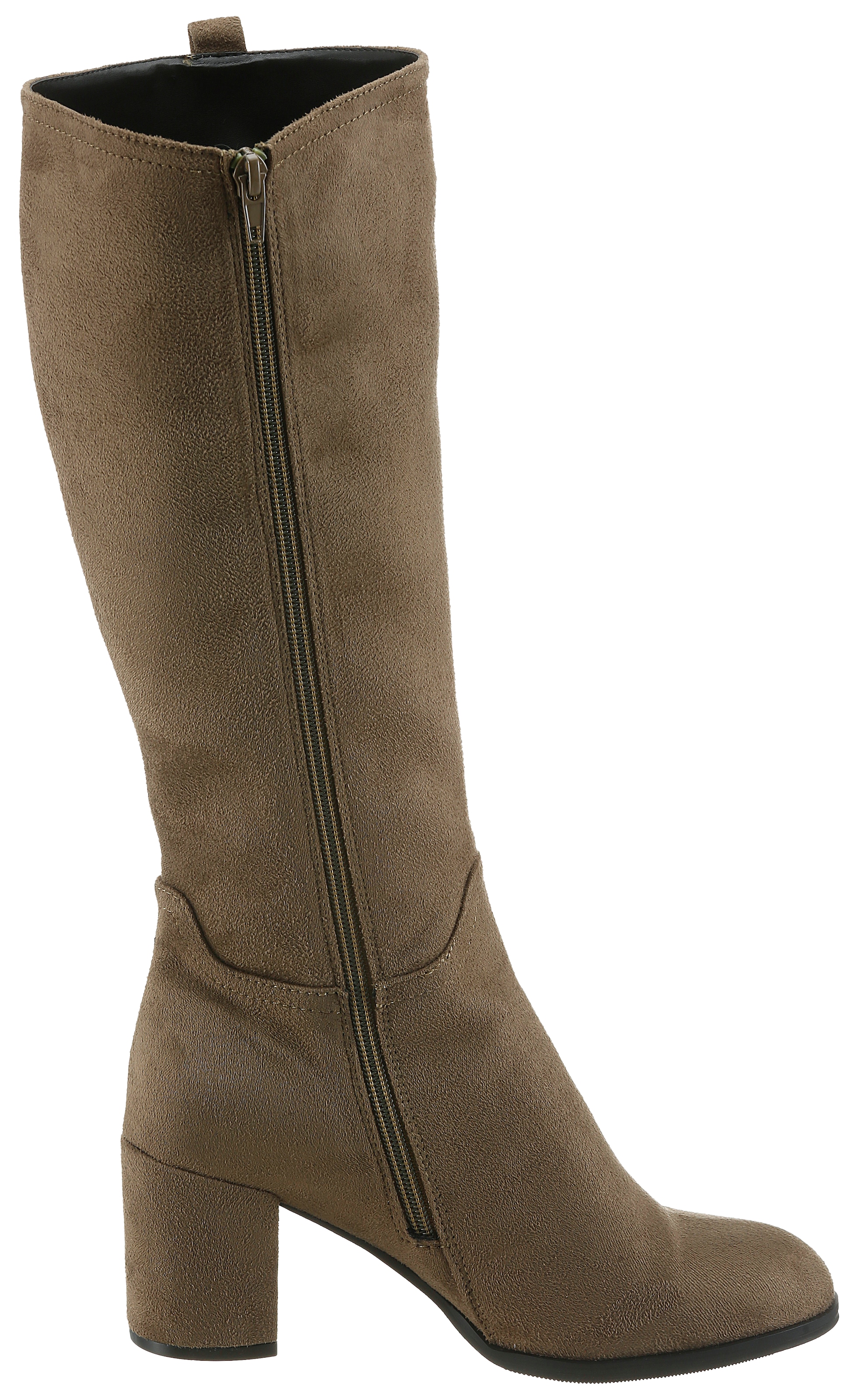 Aniston SHOES Stiefel  Stiefelette, Langschaftstiefel mit Reißverschluss- NEUE KOLLEKTION