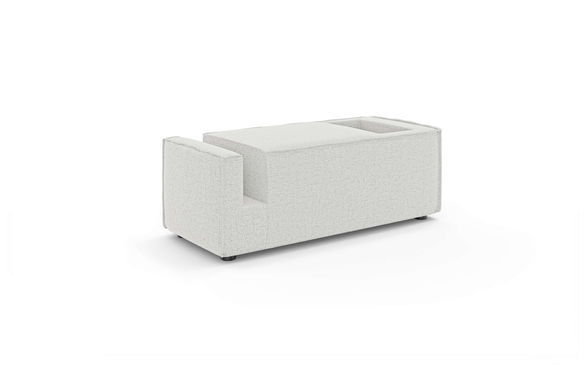 INOSIGN Sofaelement »HAILY Tisch für das Modulsofa, Maße B/T/H: 45/100/37 cm«, als Modul oder separat verwendbar, mit Steckfach und Ablagefläche
