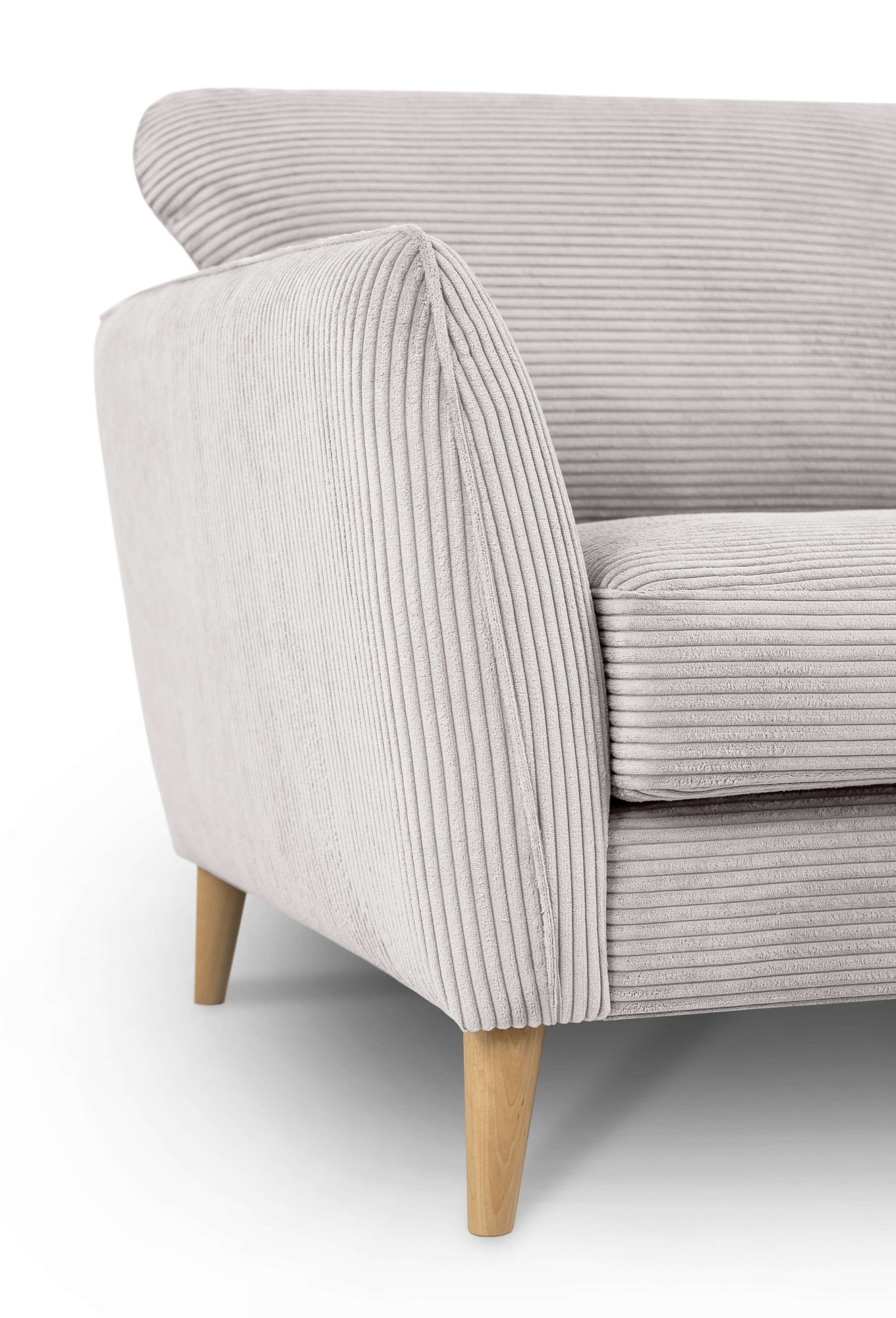 Home affaire Ecksofa »MARSEILLE (242/152cm),L-Form, Rec. rechts/links«, Massivholzbeine aus Eiche, in verschieden Bezügen und Farbvarianten