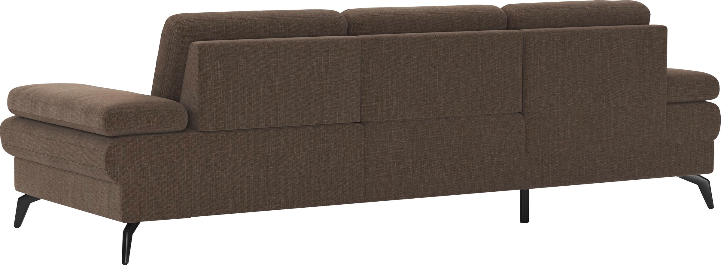 sit&more Ecksofa »Morris L-Form, inkl. Sitztiefenverstellung«, wahlweise mit Armteilverstellung, Bettfunktion & Bettkasten