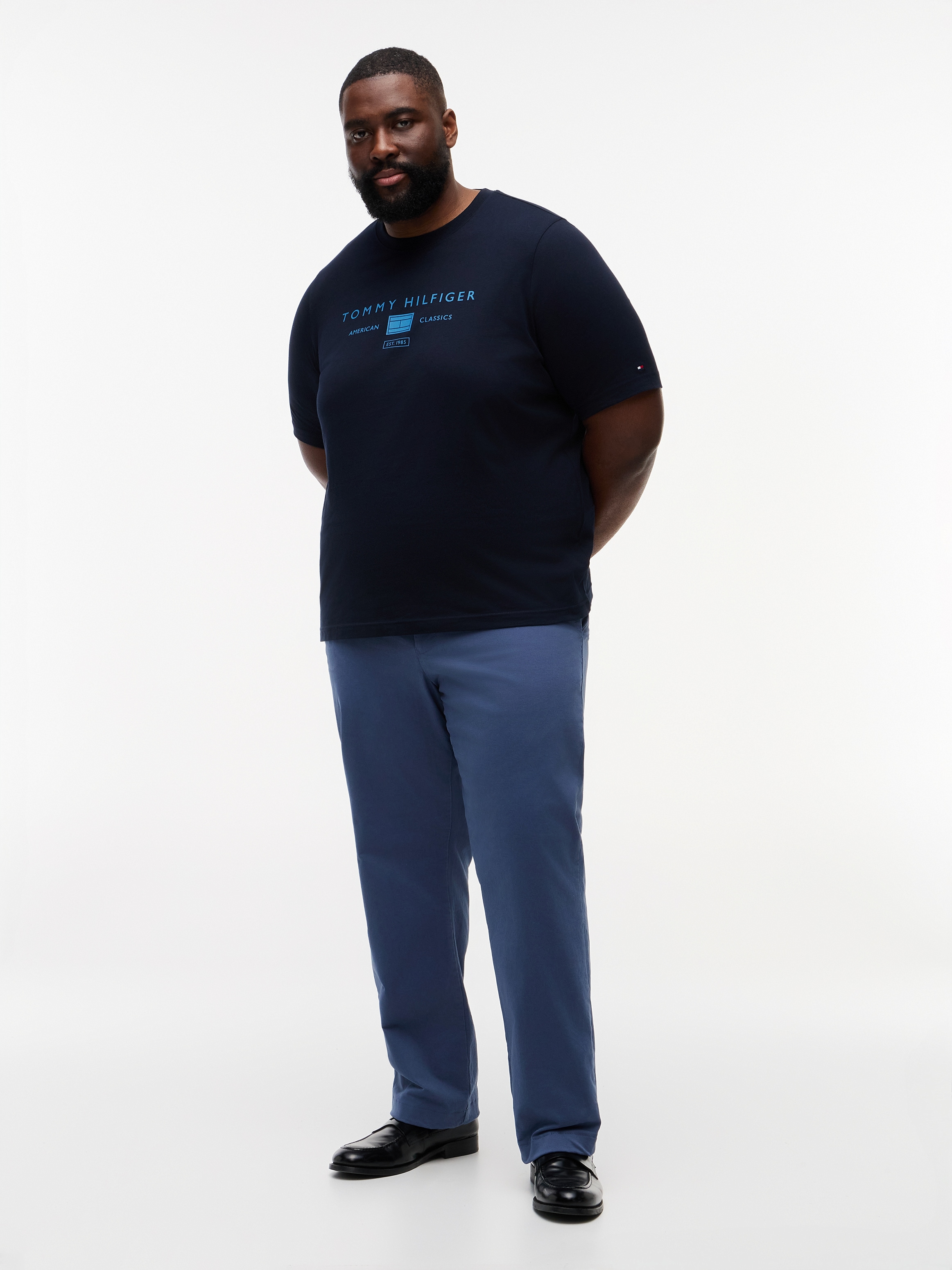 Tommy Hilfiger Big & Tall T-Shirt »BT-BRAND LOVE MONO STACK« Große Größen, aus Jersey mit Logo, normale Passform