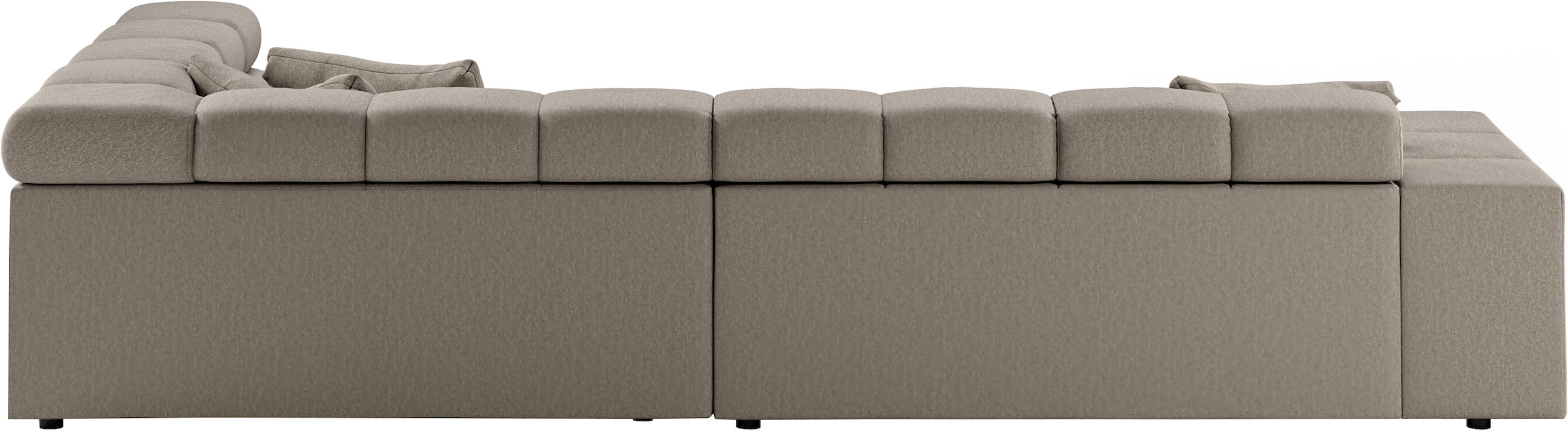 INOSIGN Ecksofa »Ancona incl. Kopfteilverstellung, OTTOs Choice, Breite 319cm, L-Form«, wahlweise motorische Sitztiefenverstellung, auch in Cord + Easy Care