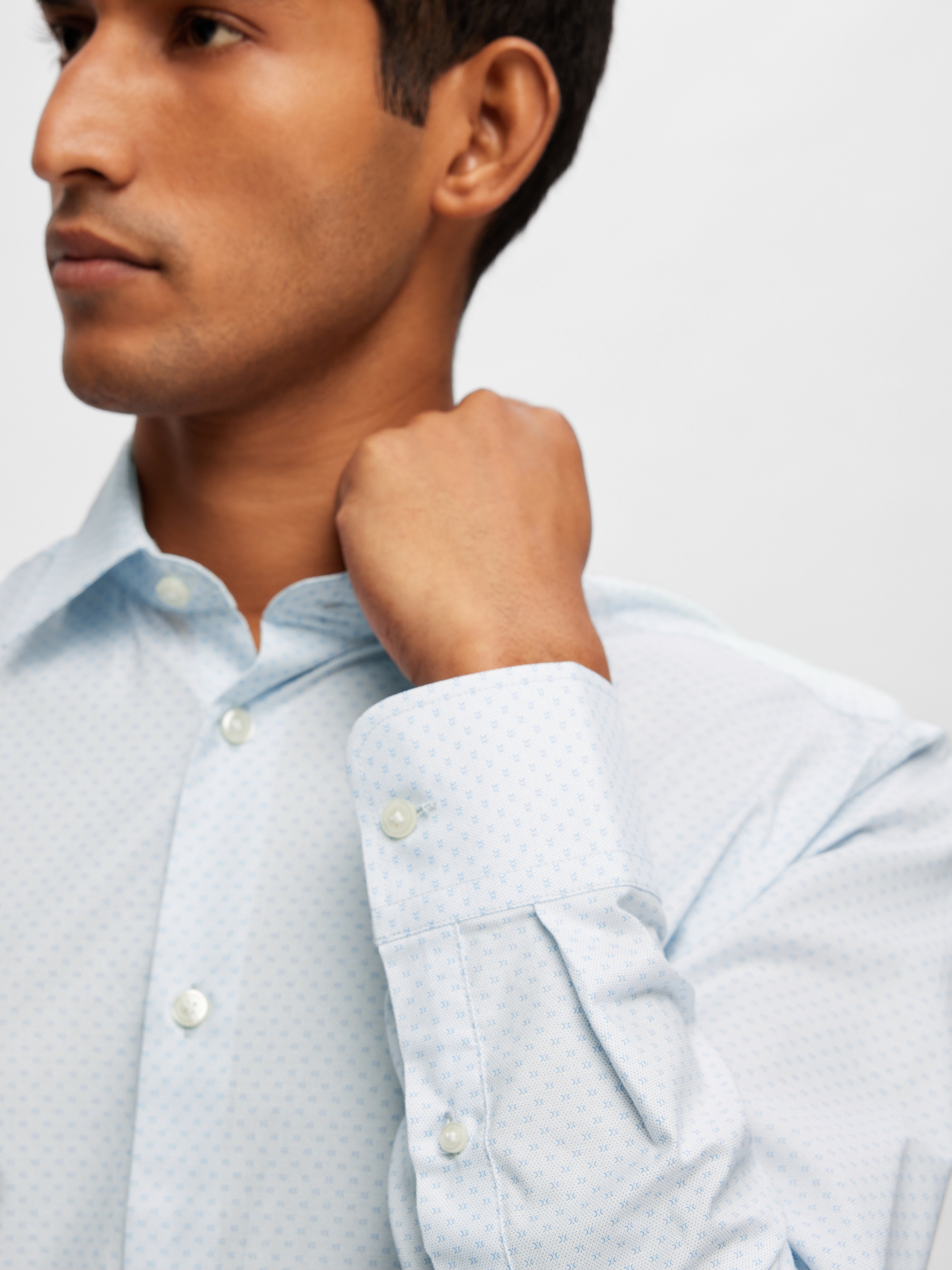 SELECTED Langarmhemd »SLHSLIMSOHO-DETAIL SHIRT LS NOOS«