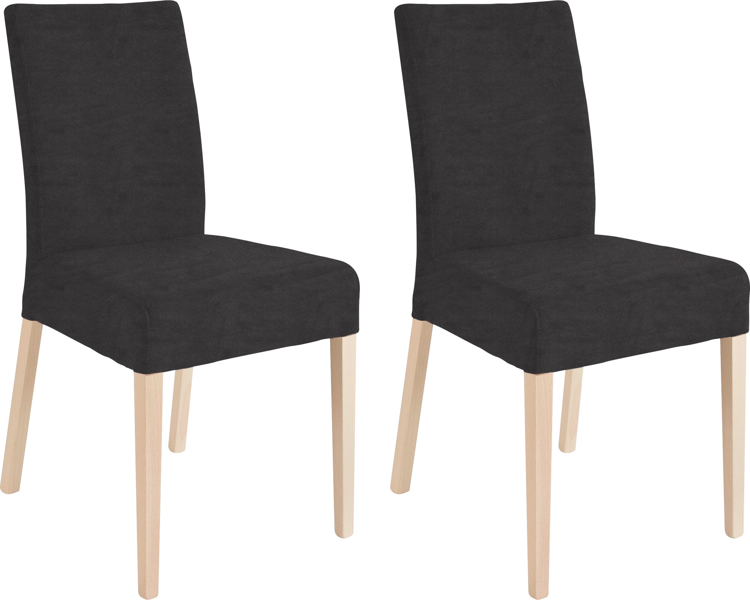 Home affaire 4-Fußstuhl »Umag« (Set) 2 Stk.Sitz und Rücken gepolstert günstig online kaufen