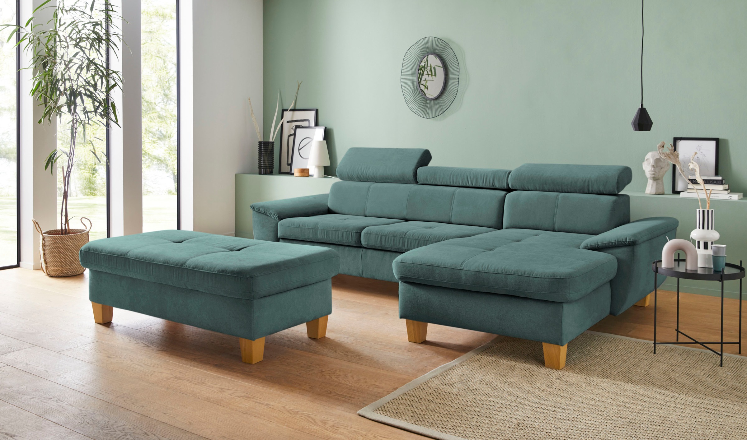 exxpo - sofa fashion Hocker »Enya Bankhocker mit Staufach unter der Sitzfläche« schöne Detailverarbeitung