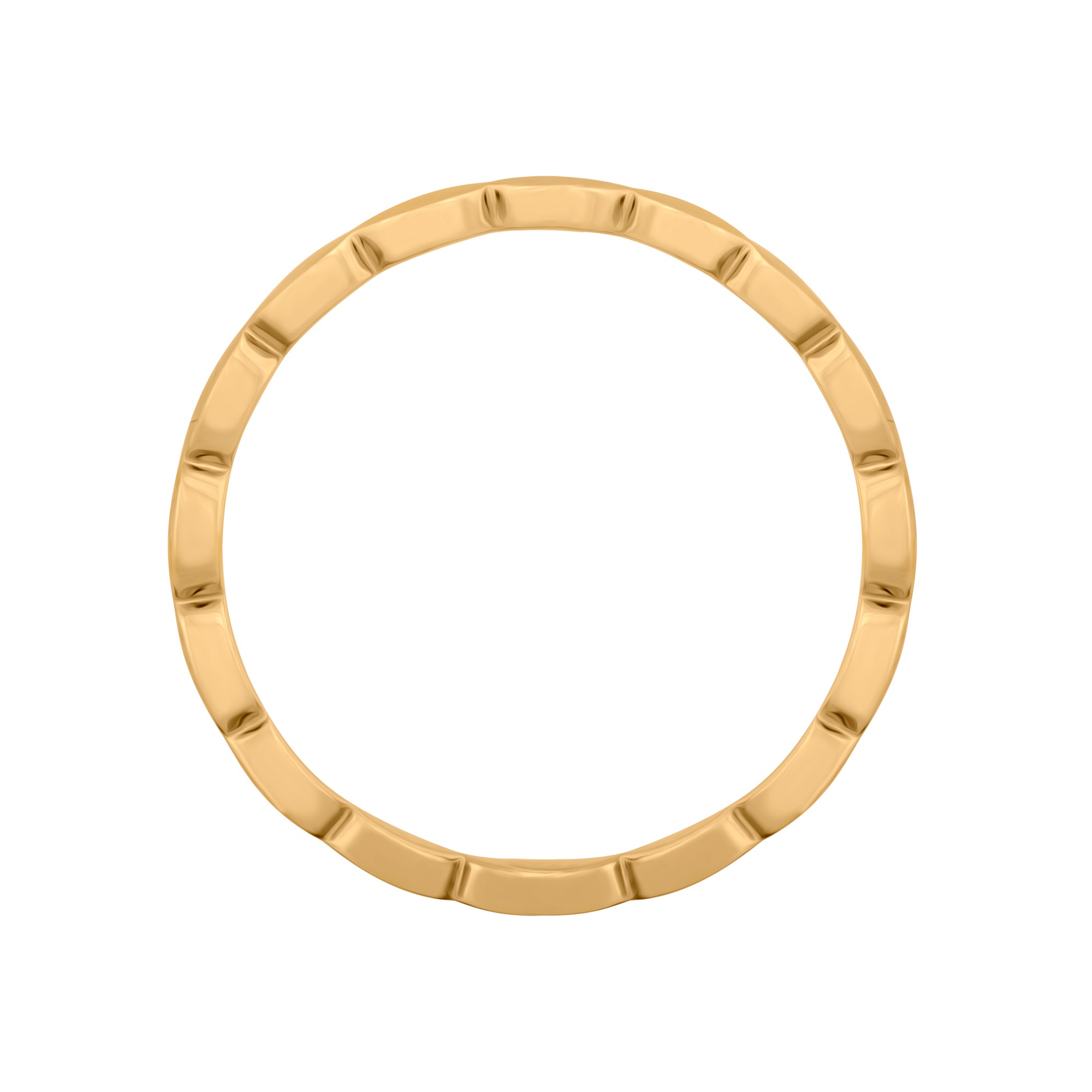 CAÏ Fingerring »925/- Sterling Silber vergoldet mattiert Stacking«