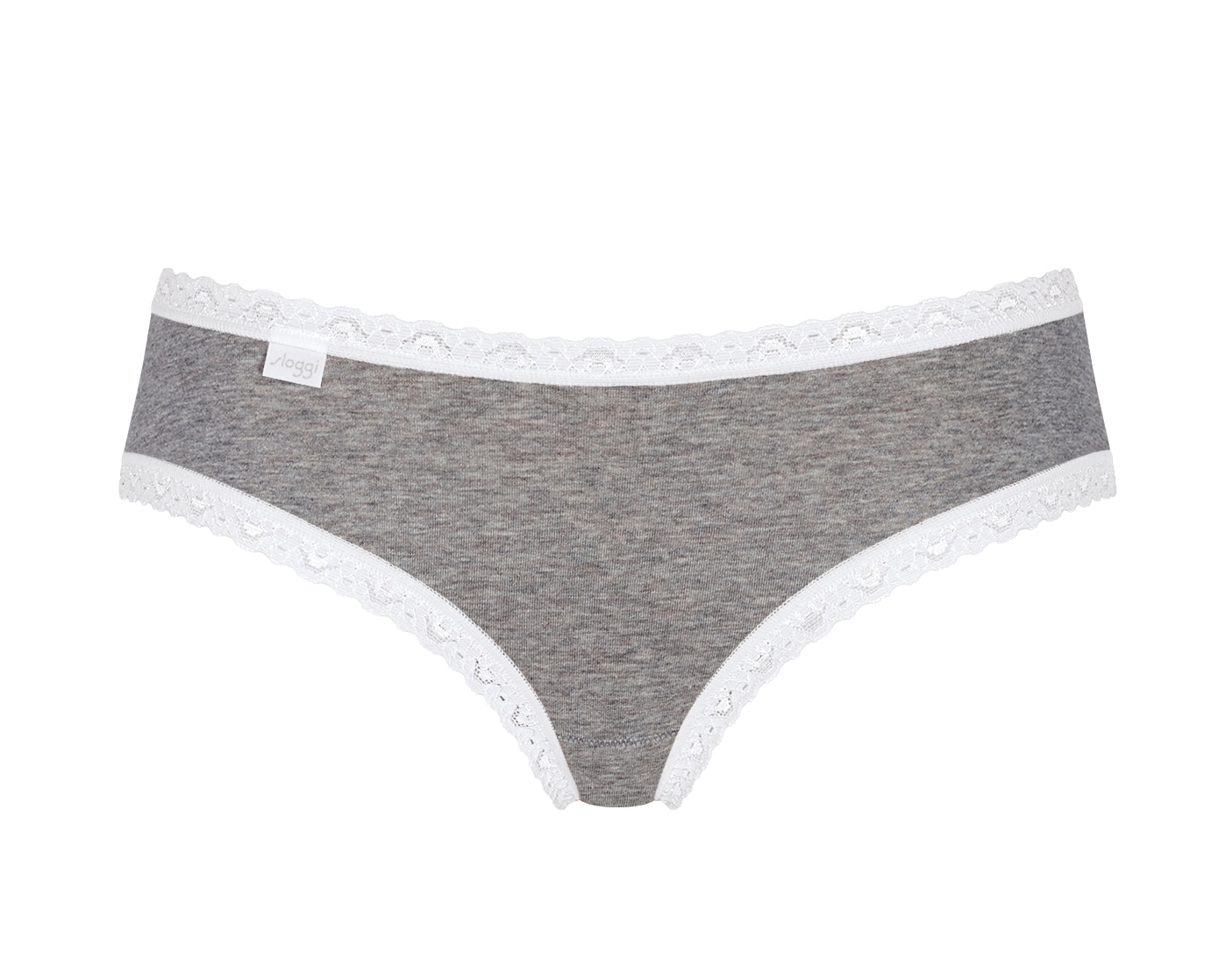 sloggi Hipster »24/7 Weekend«, (3er Pack), mit flachen Spitzen-Kanten, Baumwollmix, elastisch, blickdicht, weich