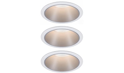 Paulmann LED Einbauleuchte »3er Set Cole 3x6,5W Weiß/Silber matt 3-Stufen-dimmbar... kaufen