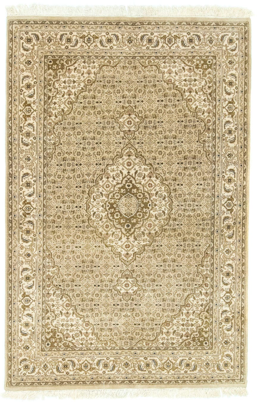 morgenland Wollteppich »Bidjar Stark Gemustert Beige 205 x 140 cm«, rechtec günstig online kaufen