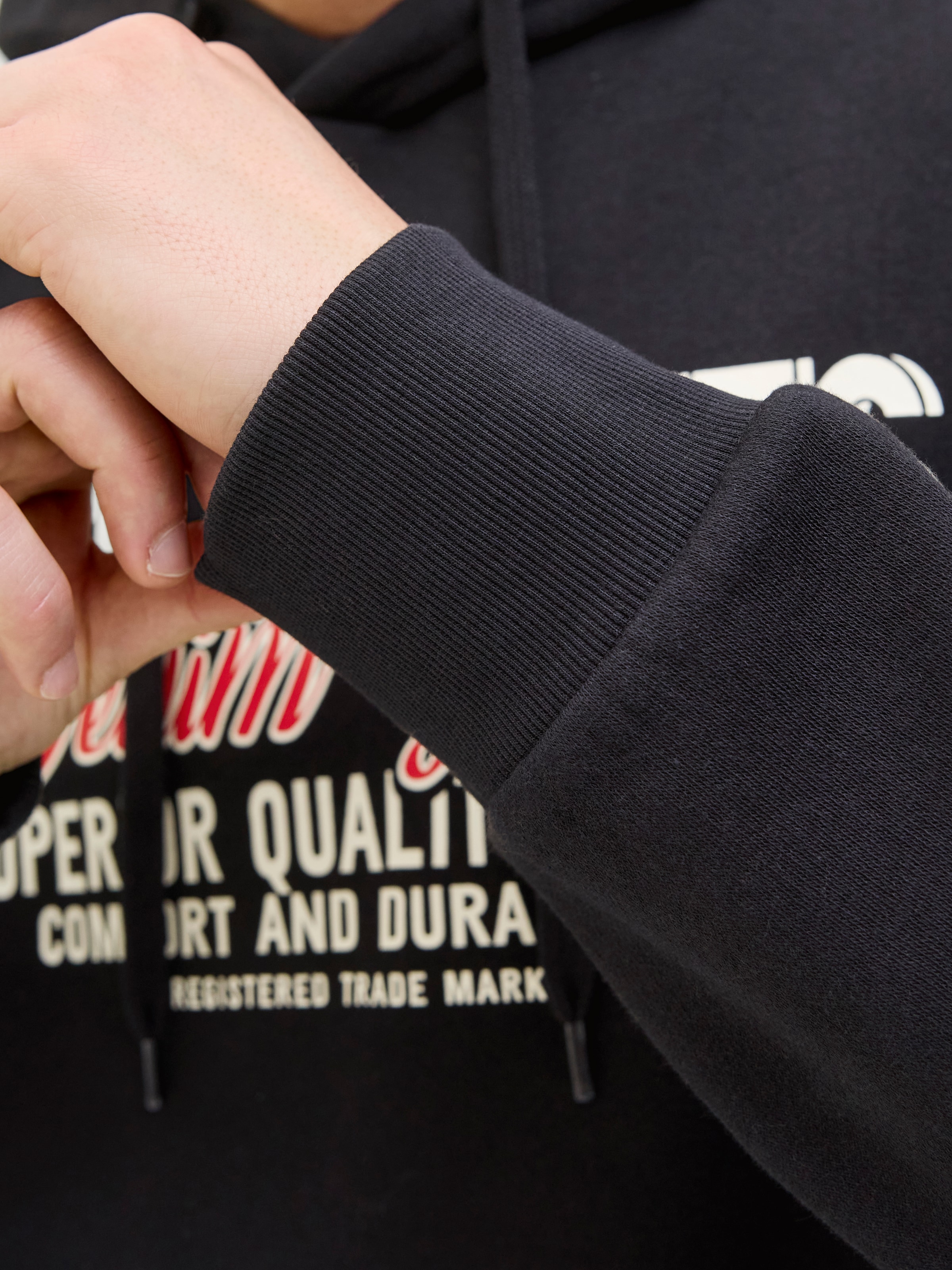 Jack & Jones Kapuzensweatshirt »JJELOGO SWEAT HOOD 2 COL 25/26 NOOS«