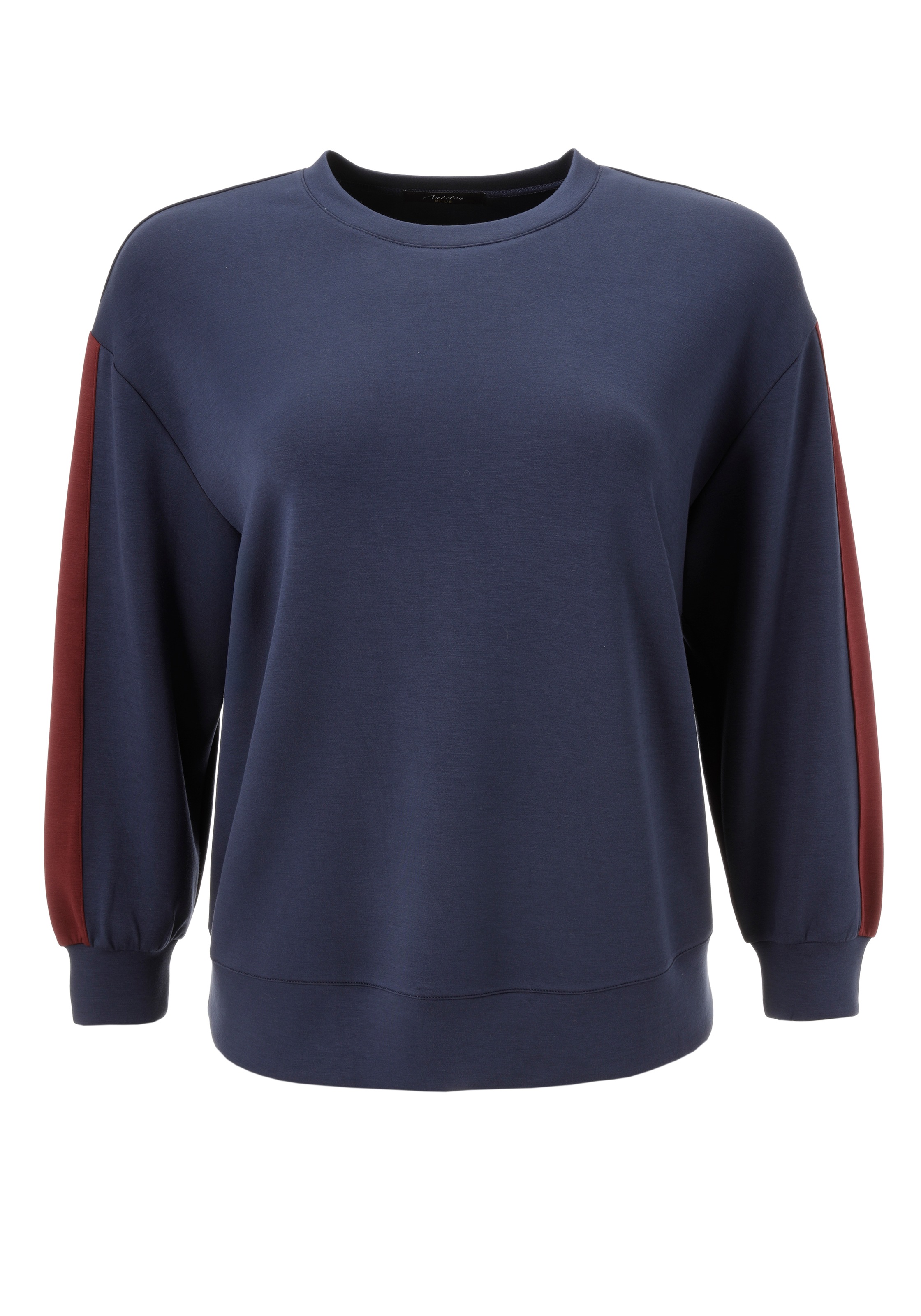 Aniston PLUS Sweatshirt, mit trendigen Seitenstreifen - NEUE KOLLEKTION