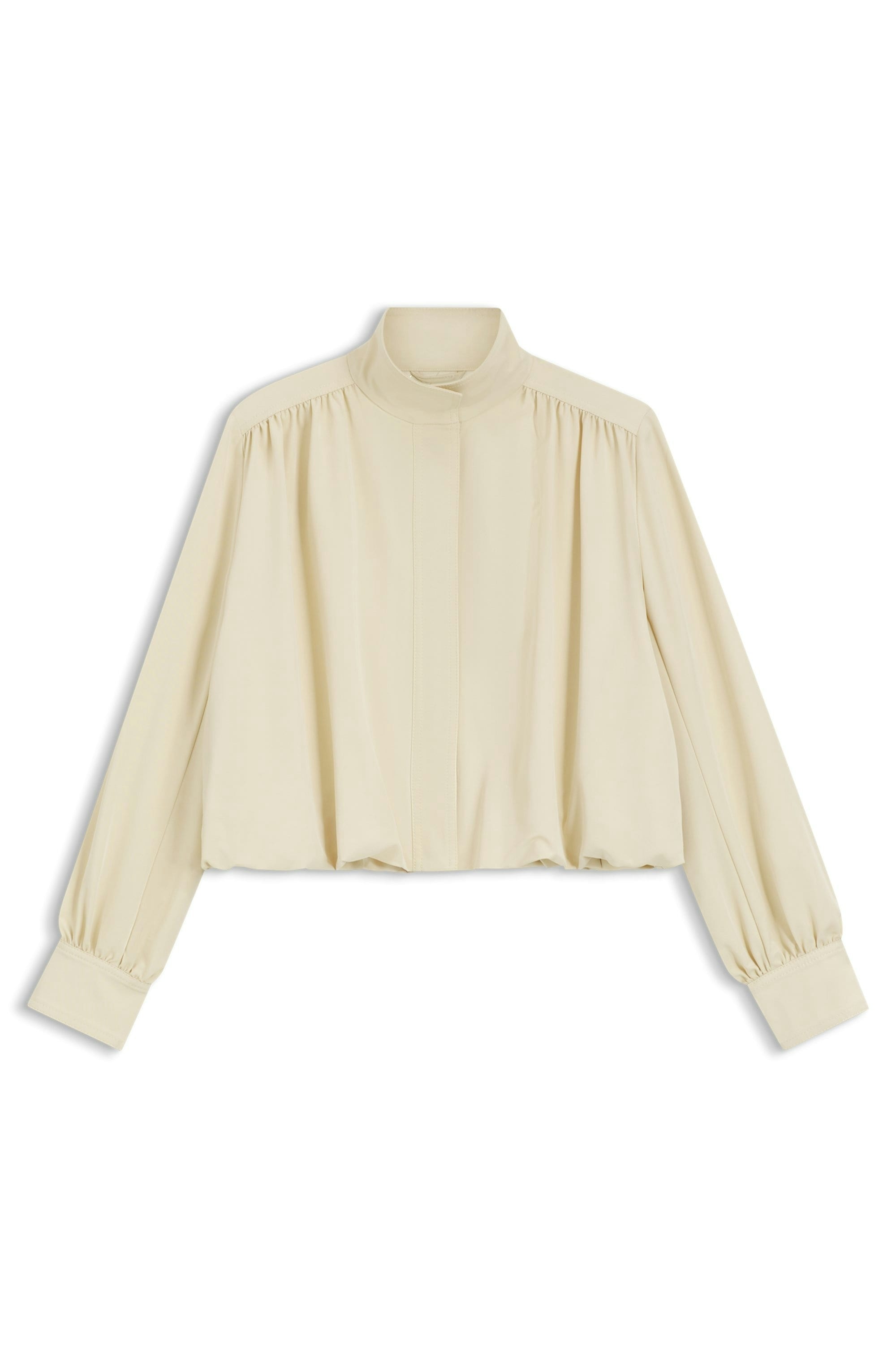 BOSS ORANGE Jackenblazer »Jolea Premium Damenmode« mit Ballon-Saum, Relaxed Fit