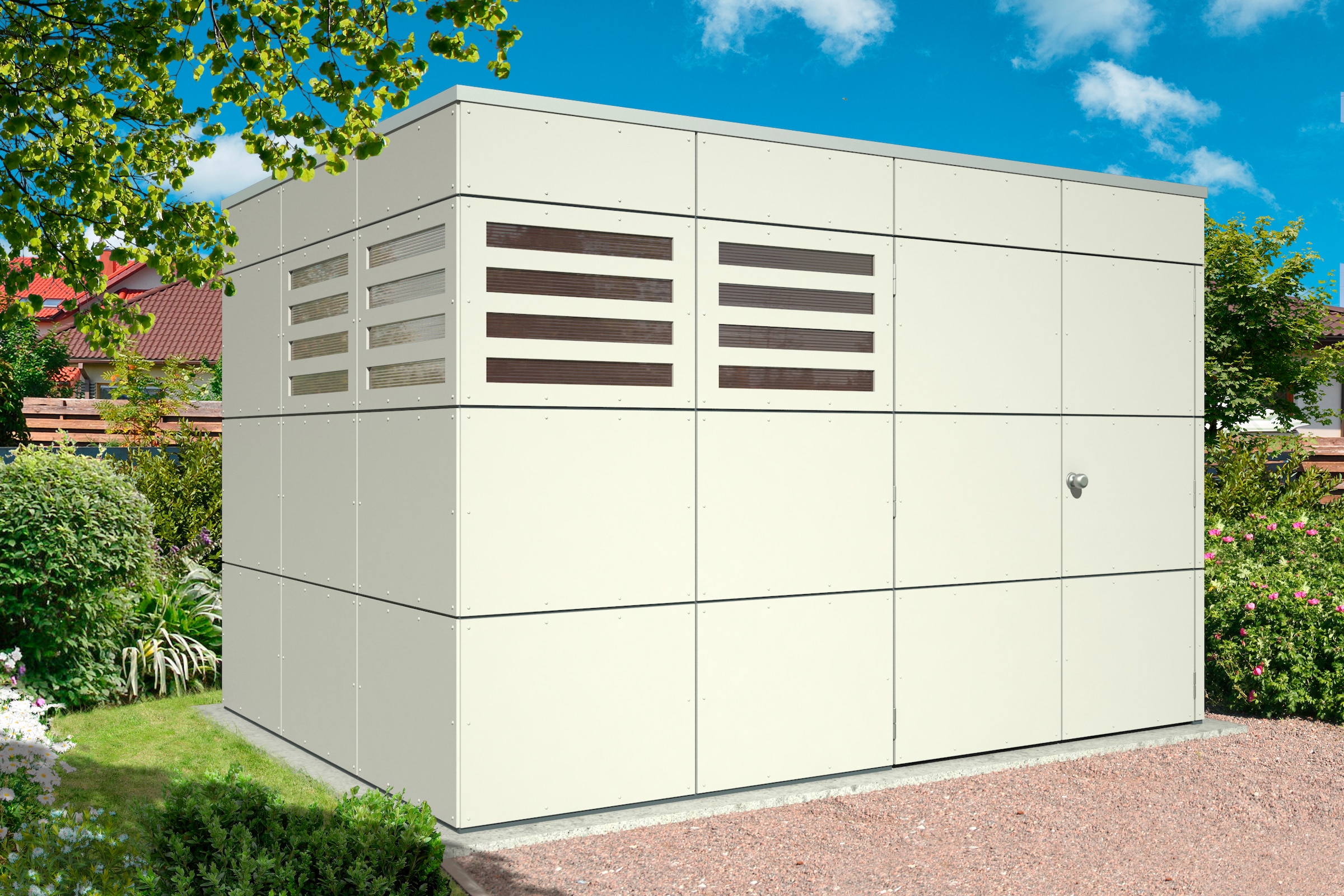 Skanholz Gartenhaus »CrossCube Melbourne 4«