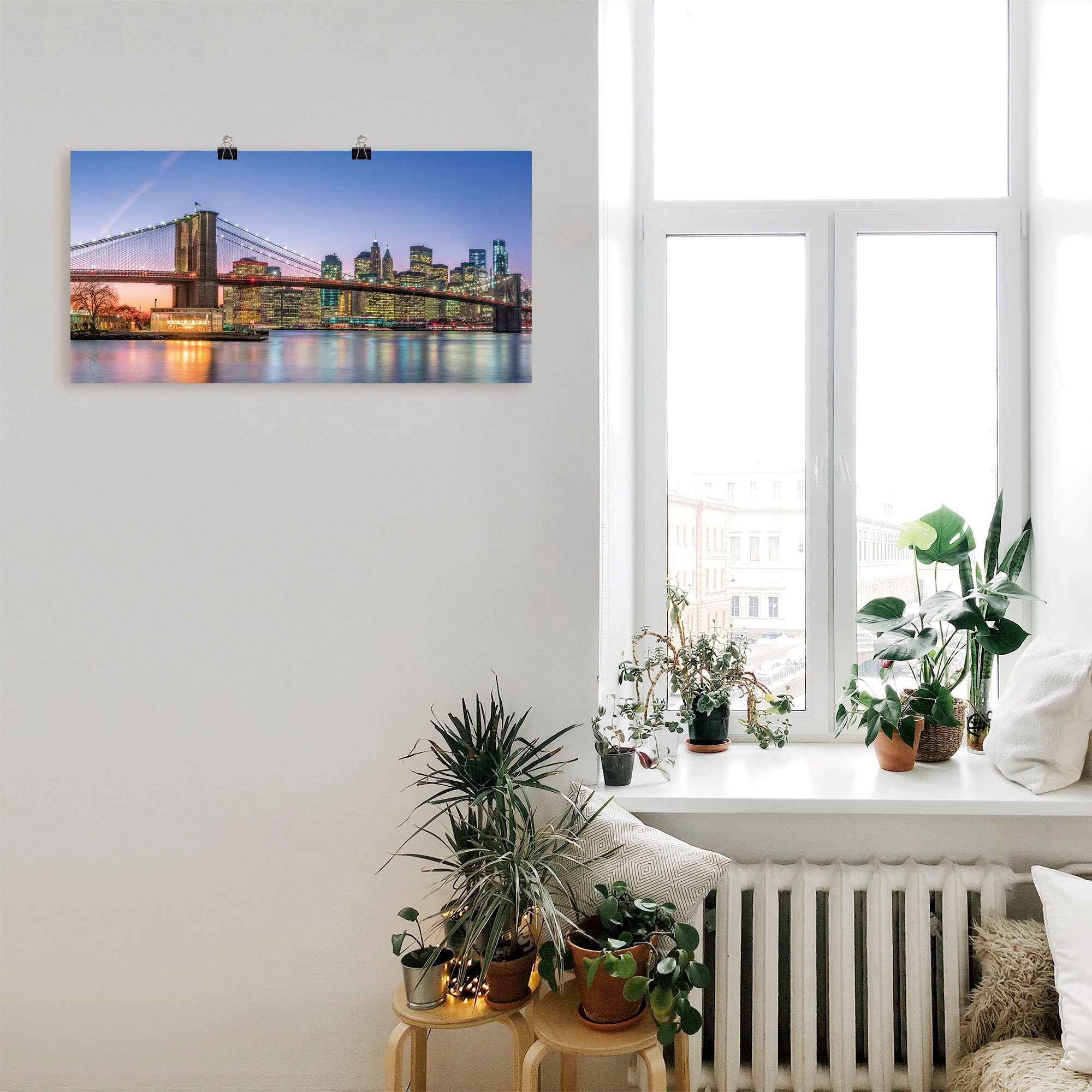 Artland Wandbild »Skyline New York City«, New York, (1 St.), als Alubild, O günstig online kaufen