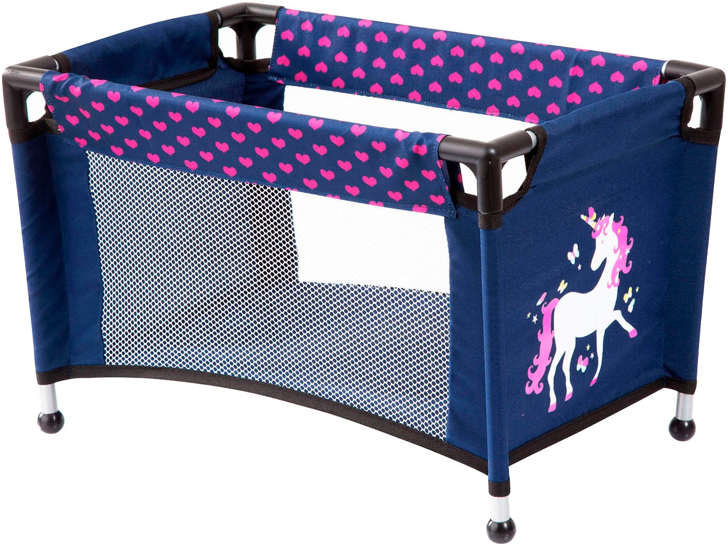 Bayer Kombi-Puppenwagen »Xeo Mega, blau/pink«, (Set)