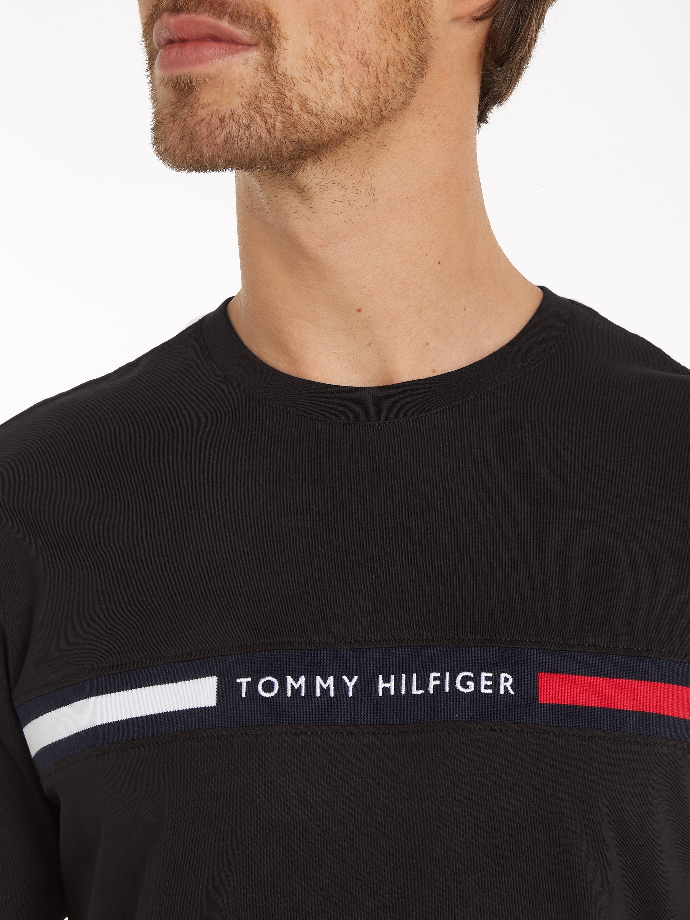 Tommy Hilfiger T-Shirt »HILFIGER CHEST INSERT TEE«