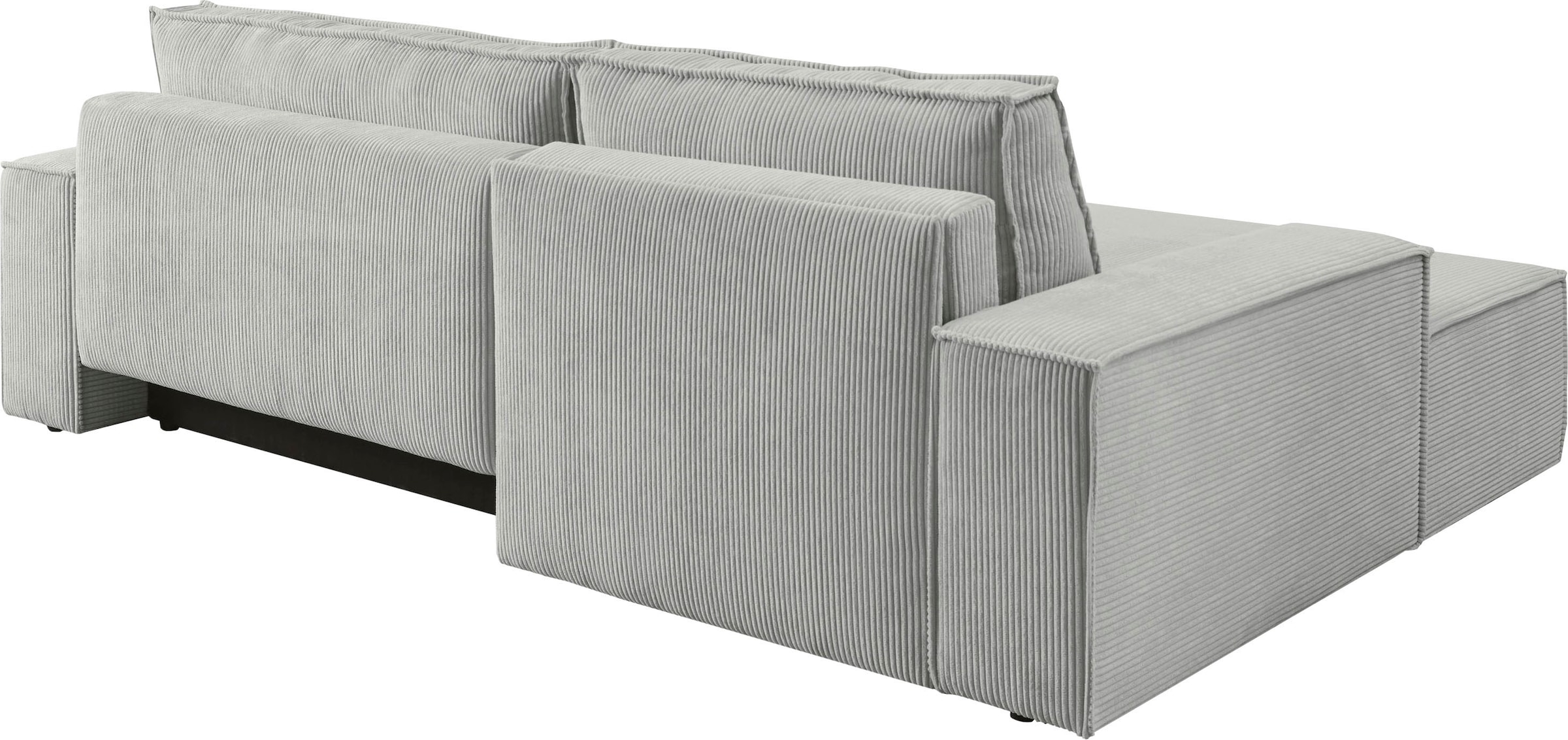 Ecksofa SHERWOOD Schlafsofa, mit Bettkasten, Cord-Bezug