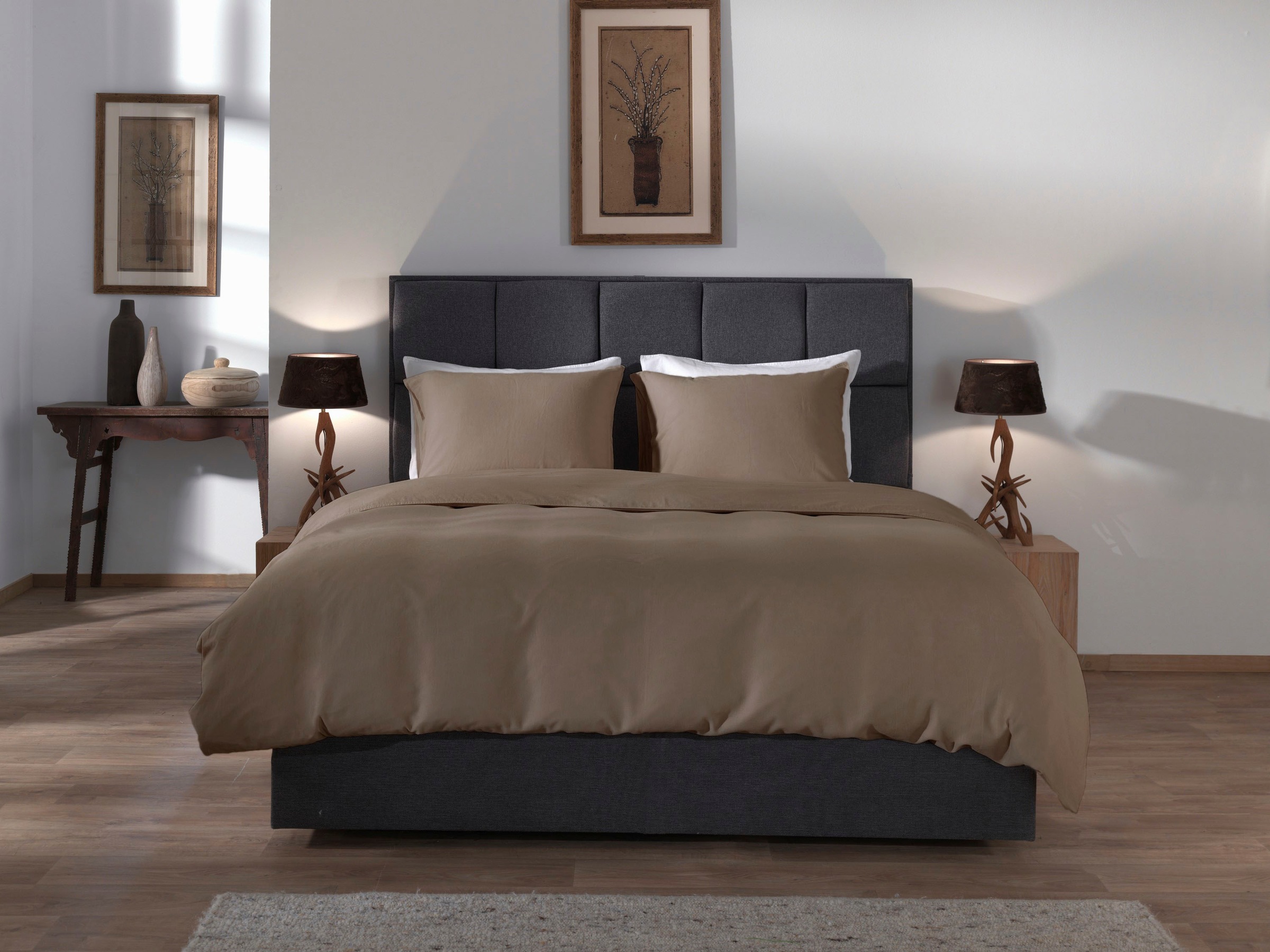 YELLOW Bettwäsche »Suite-Saint-Tropez« 2 Stk. tlg. Bettwäsche aus 55% Leine günstig online kaufen