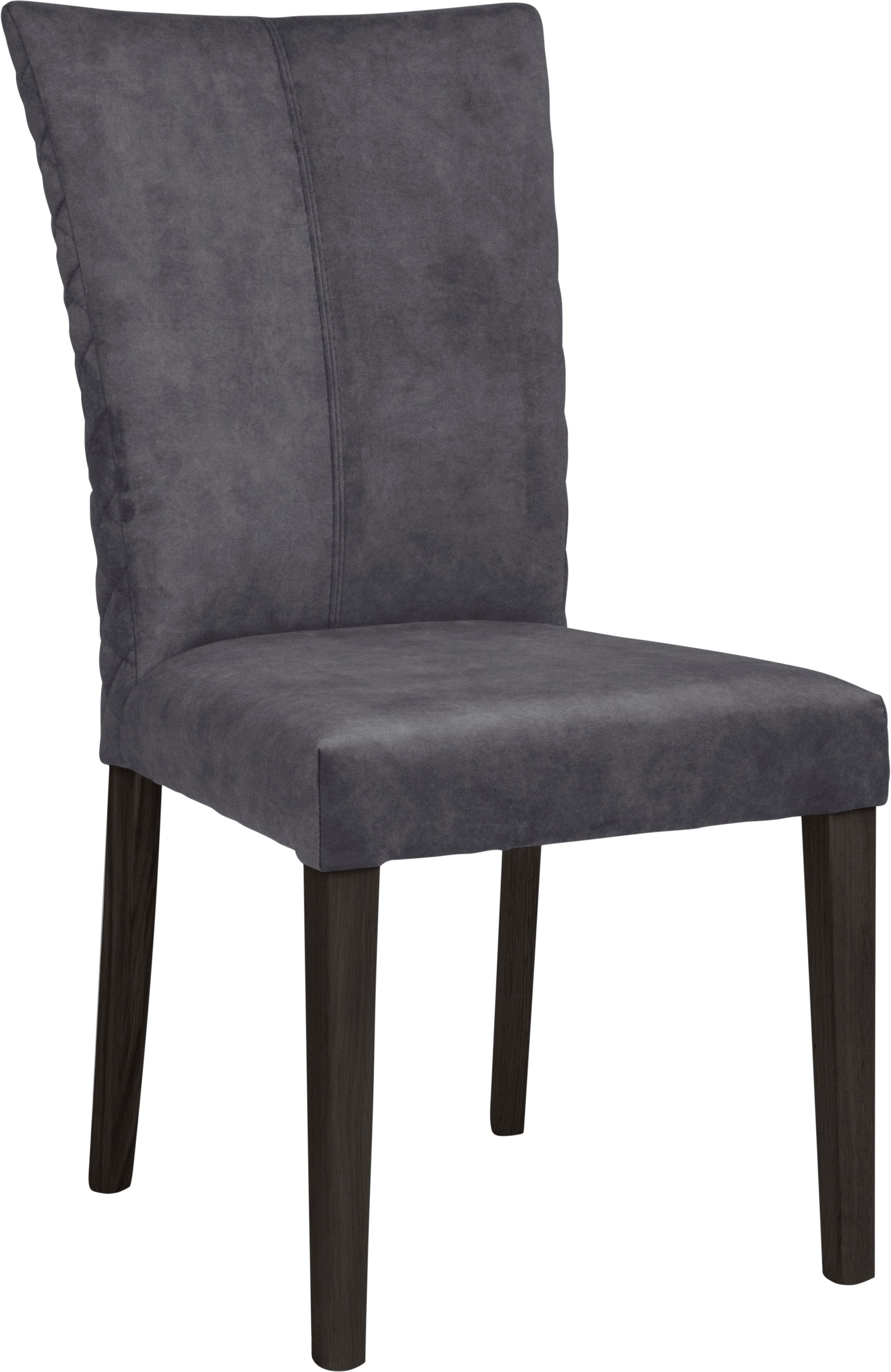 Leonique 4-Fußstuhl »Vence« (Set) 2 Stk. Luxus-Microfaser mit Rautensteppun günstig online kaufen