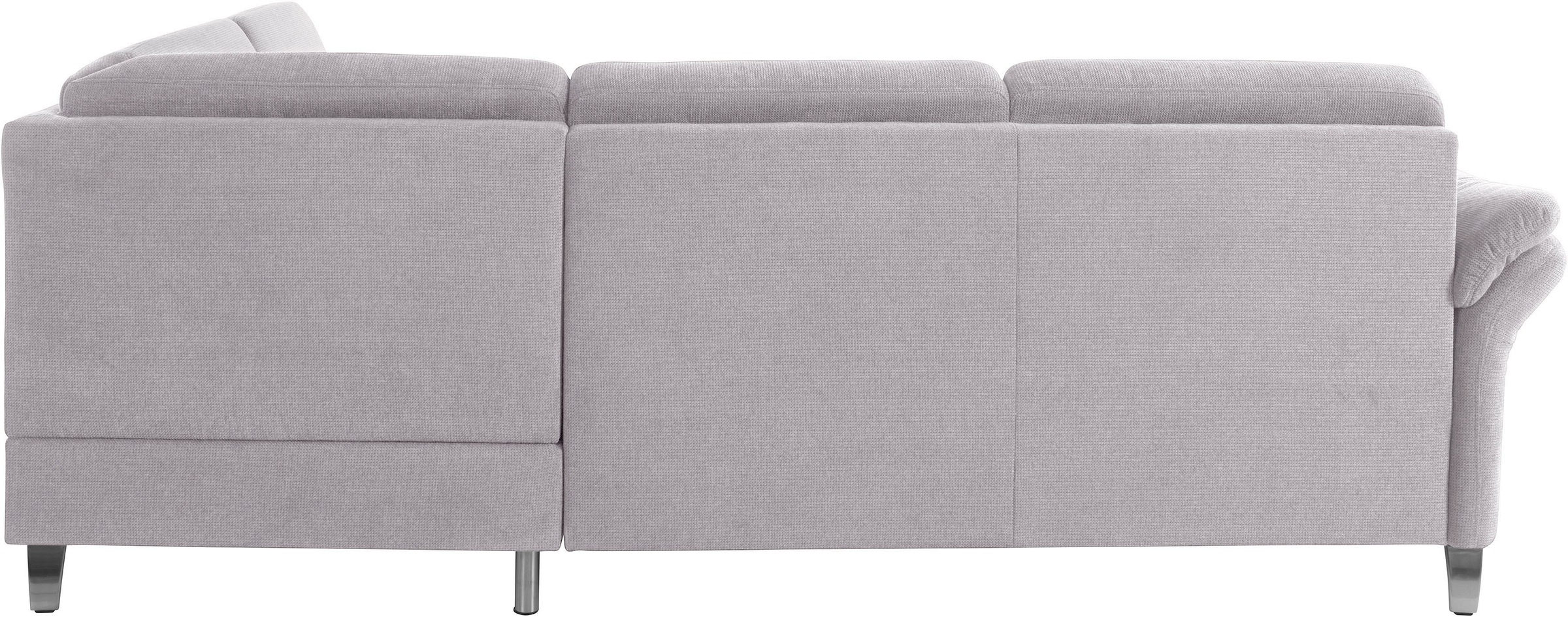 sit&more Ecksofa »Clio L-Form«, wahlweise mit Bettfunktion und Bettkasten, inklusive Federkern
