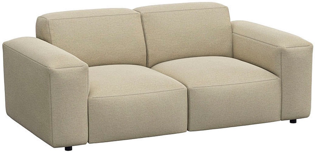FLEXLUX 2-Sitzer »Lucera Sofa, super bequem durch hochwertigen Sitzaufbau mit Kaltschaum«, Designsofa, modern & anschmiegsam