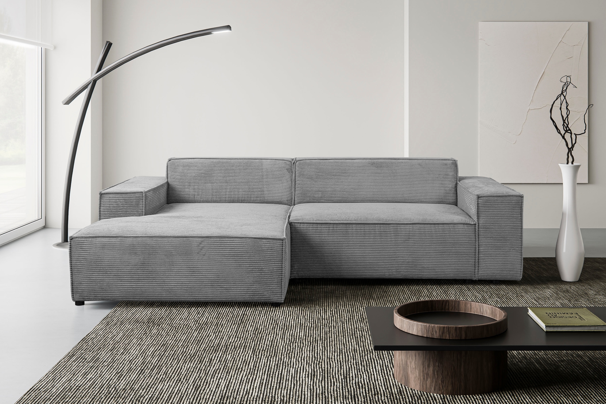 WERK2 Ecksofa »Trento, L-Form, Breite 268 cm« Trento – Sofa mit Eleganz, Ko günstig online kaufen