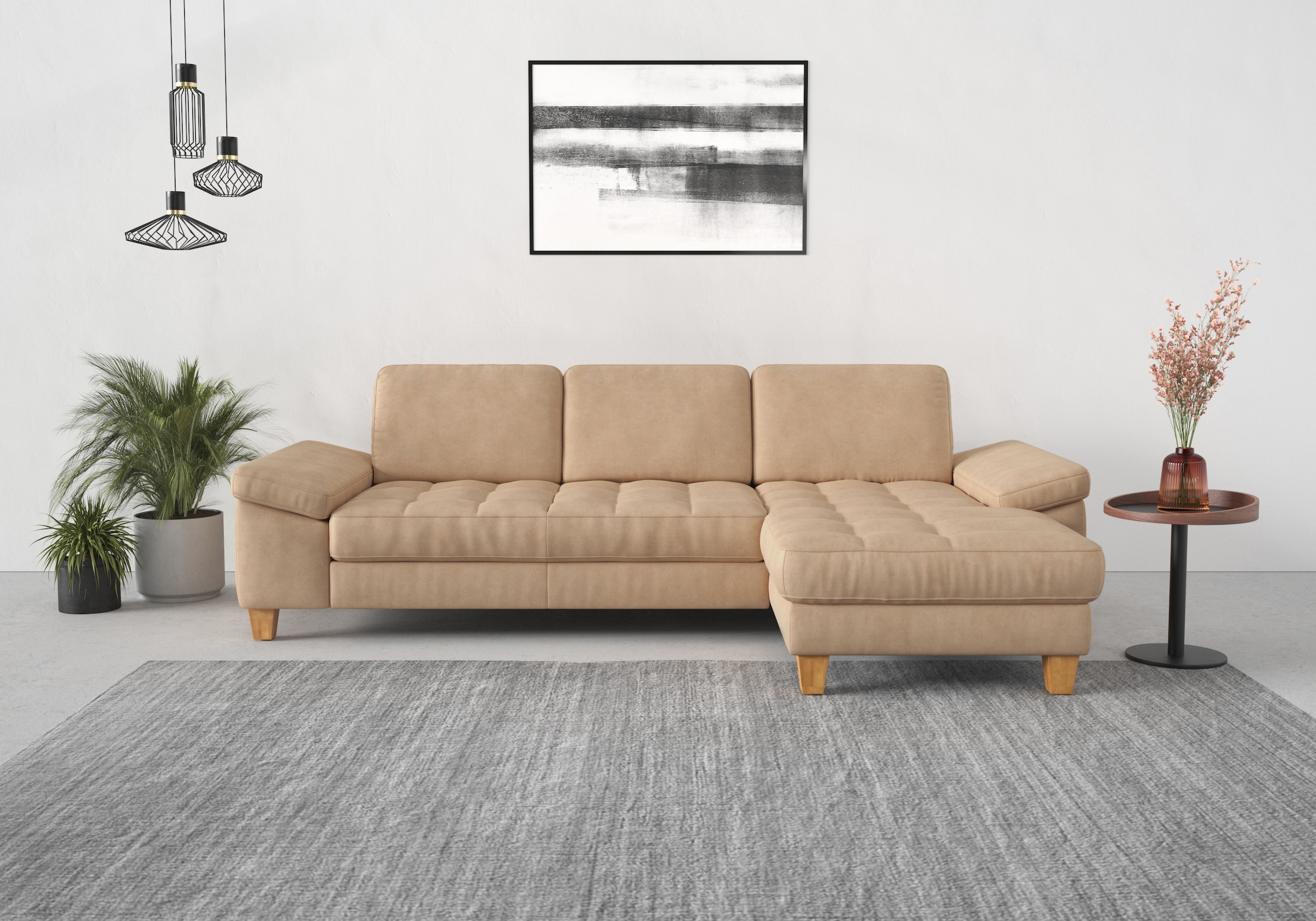 sit&more Ecksofa »Westham L-Form« mit Recamiere, mit oder ohne Bettfunktion günstig online kaufen