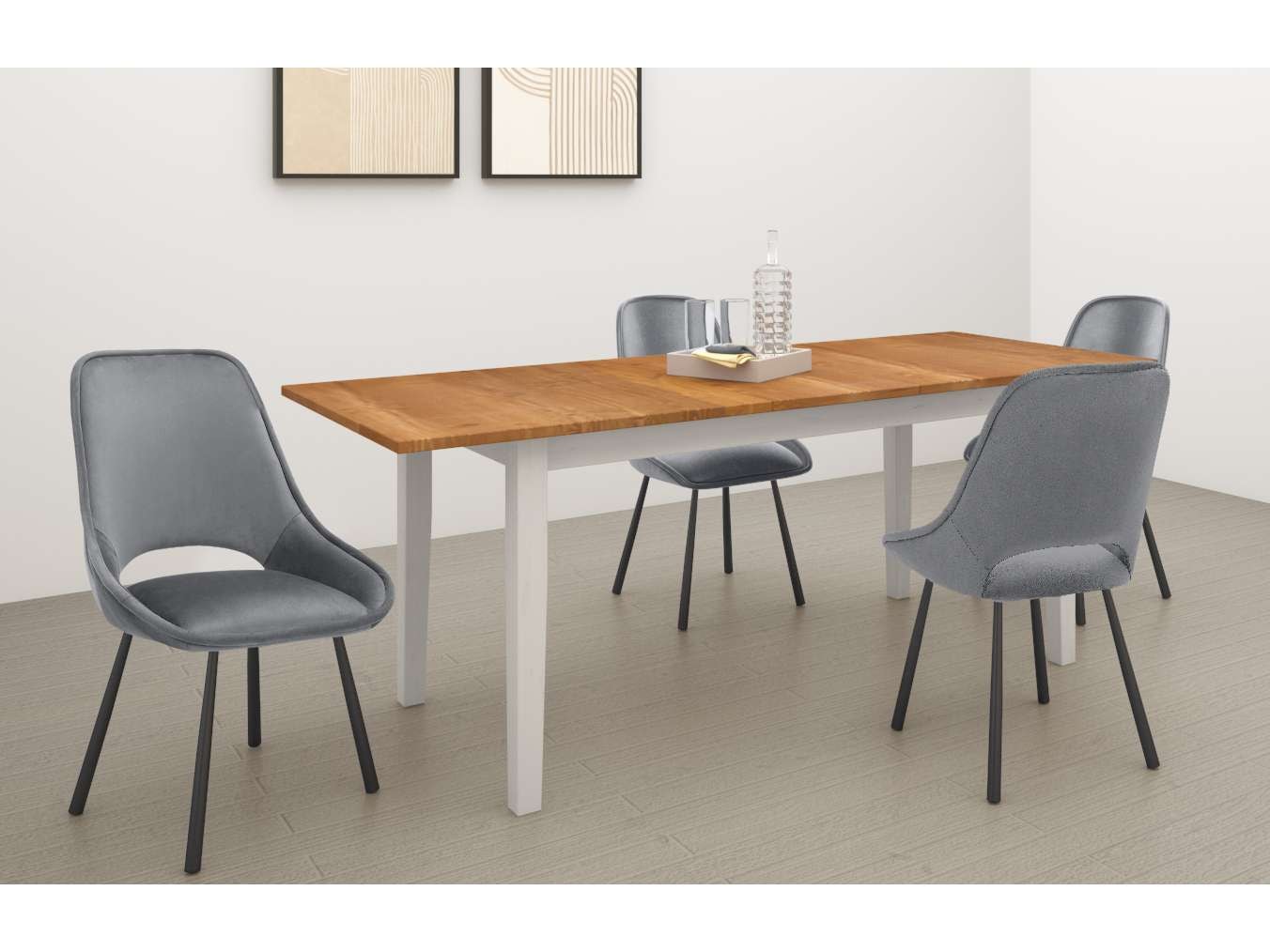 Home affaire Esstisch »Dakota«, aus massivem Kiefernholz, ausziehbar, Breite 160-200 cm