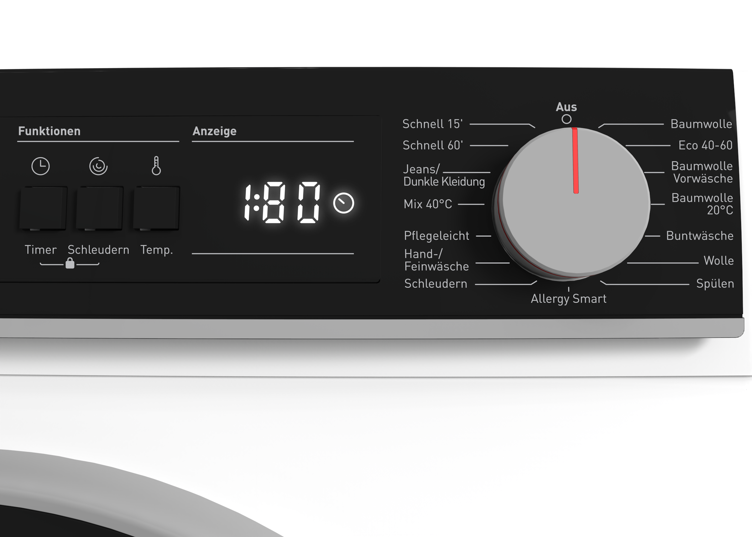 Sharp Waschmaschine »ES-NFA814BW1NA-DE« 8 kg 1400 U/min
