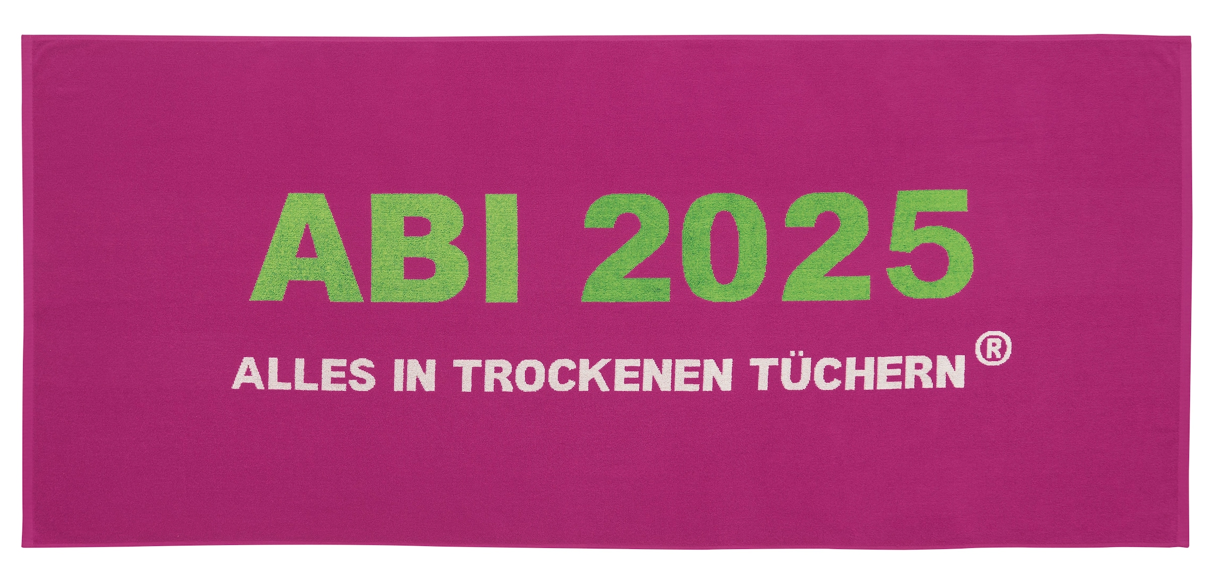 Egeria Strandtuch »ABI 2025«, (1 St.), 75x180 cm, "ABI 2025-Alles in trocke günstig online kaufen