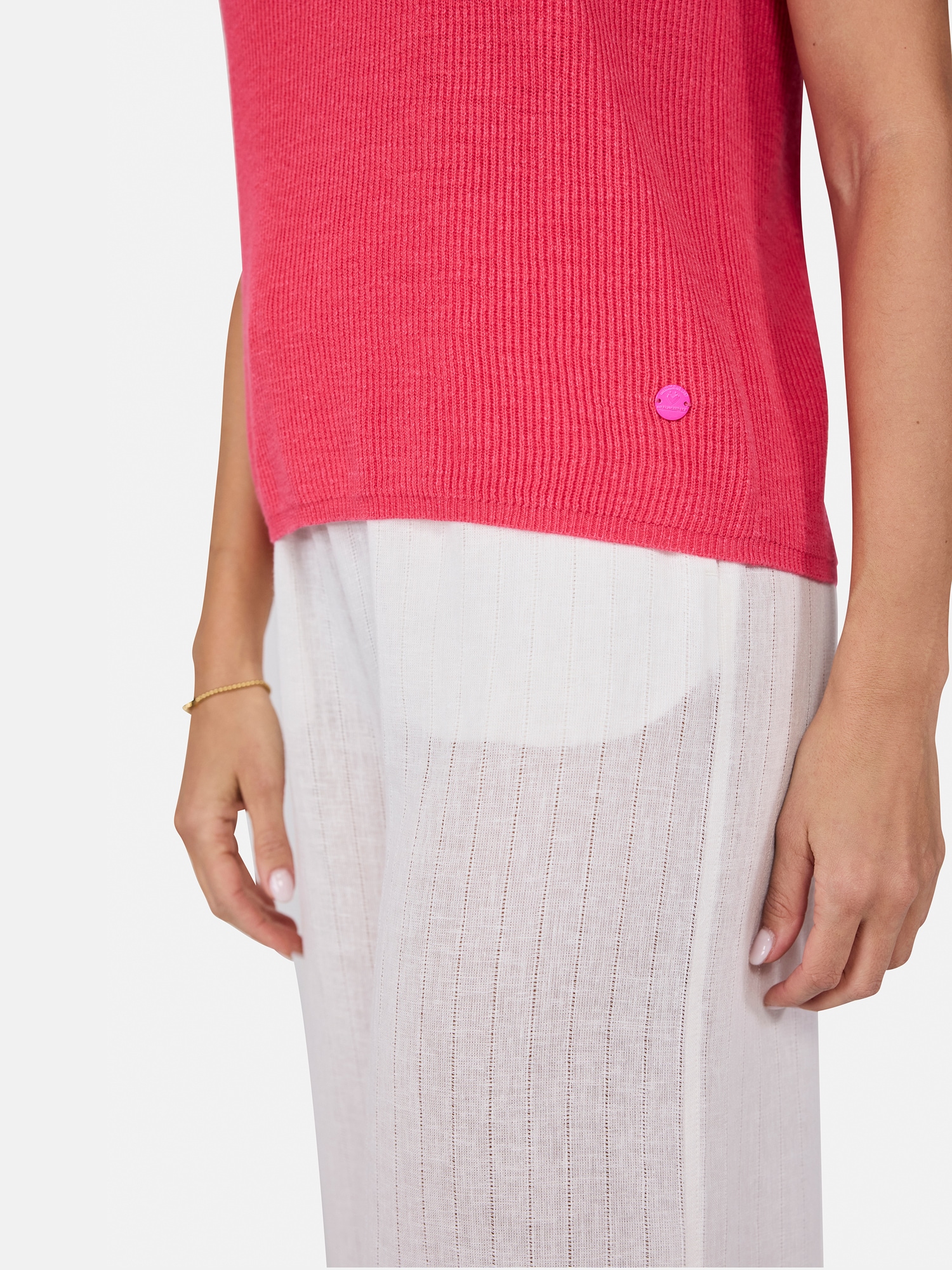 Lieblingsstück Stricktop »AnjuliL« aus Baumwolle und Leinen