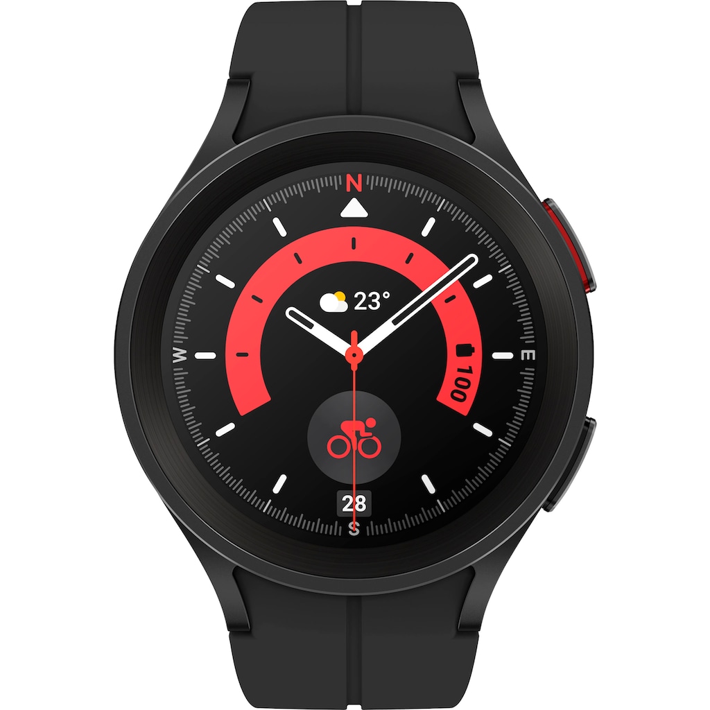Samsung Smartwatch »Galaxy Watch 5 Pro 45mm BT«, (Wear OS by Samsung)