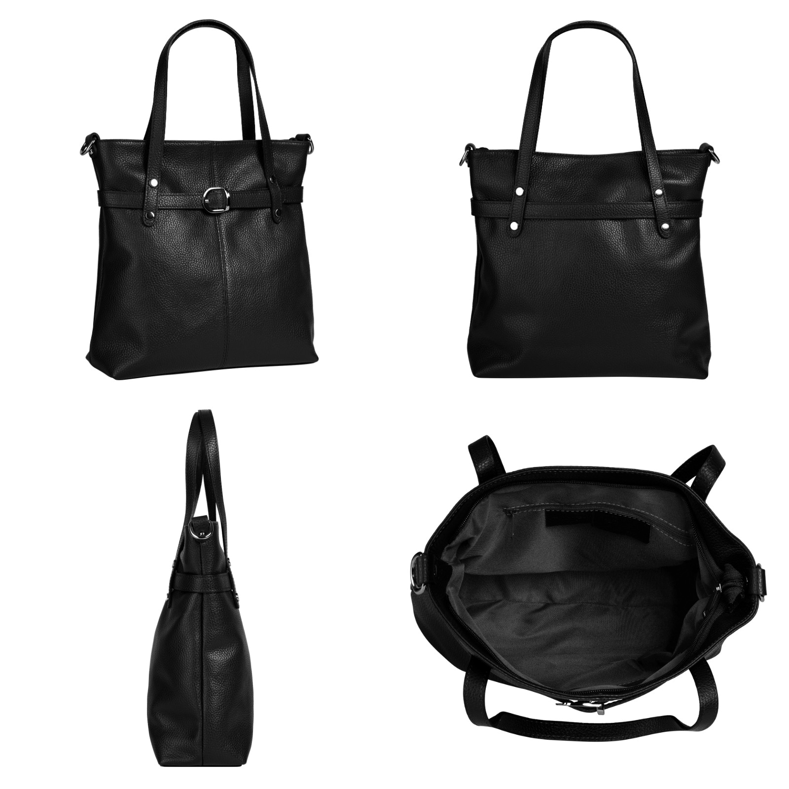 Cluty Shopper, echt Leder, Made in Italy