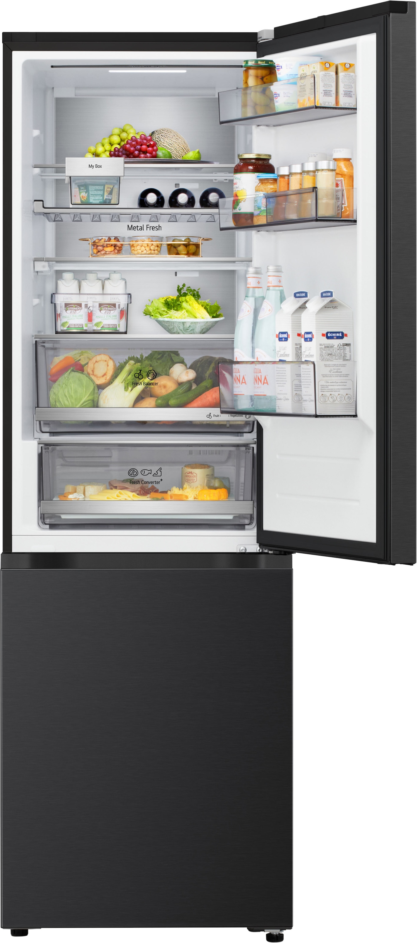 LG Kühl-/Gefrierkombination Serie 7 »GBBS716AEV« 186 cm hoch 59,7 cm breit Vollintegrierbarer Kühlschrank dank frontaler Luftzufuhr und Abluft