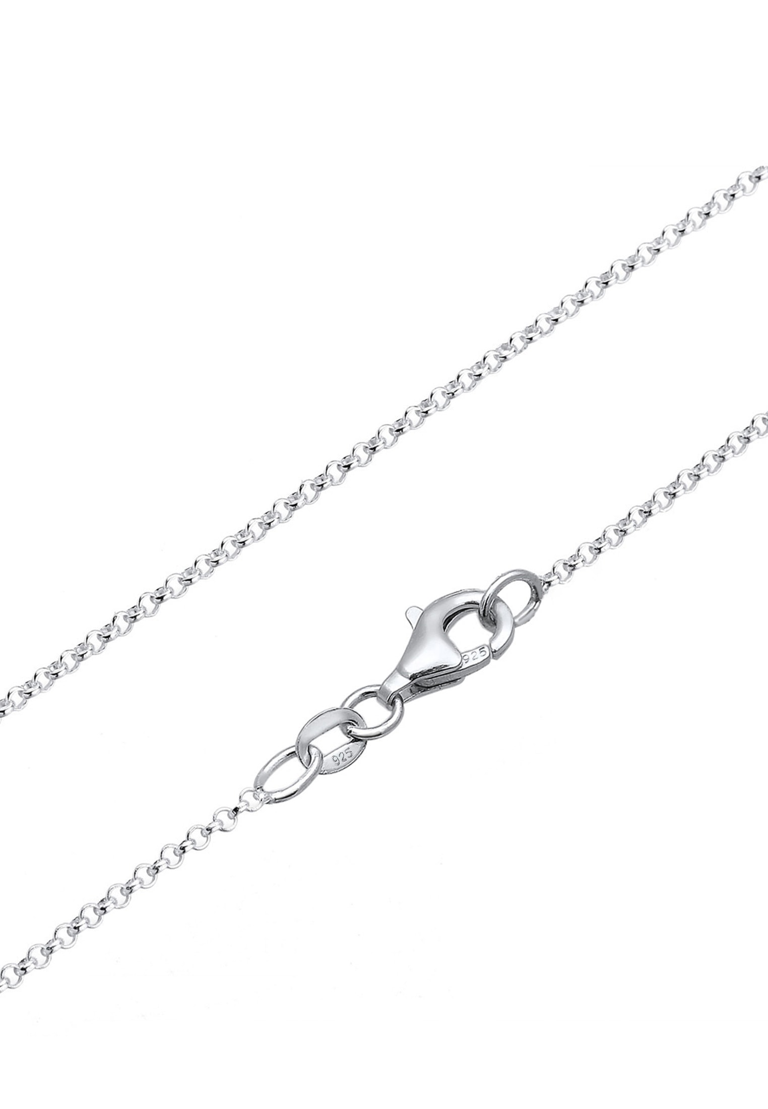 Elli Kette mit Anhänger »Herz Schloss 925 Sterling Silber«