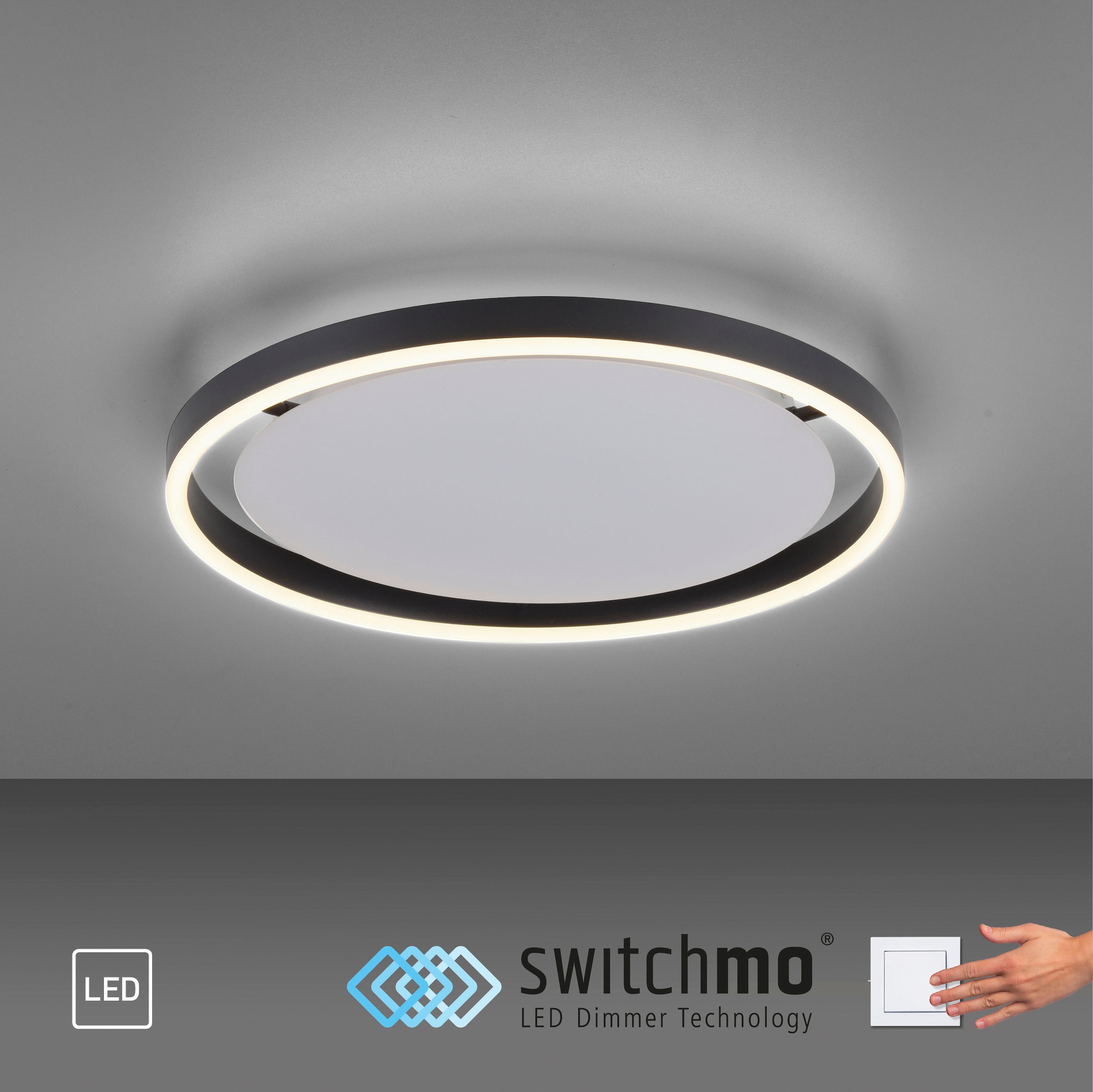 LED, dimmbar, kaufen 1 dimmbar, flammig-flammig, online »RITUS«, Leuchten Switchmo Deckenleuchte Switchmo, Direkt