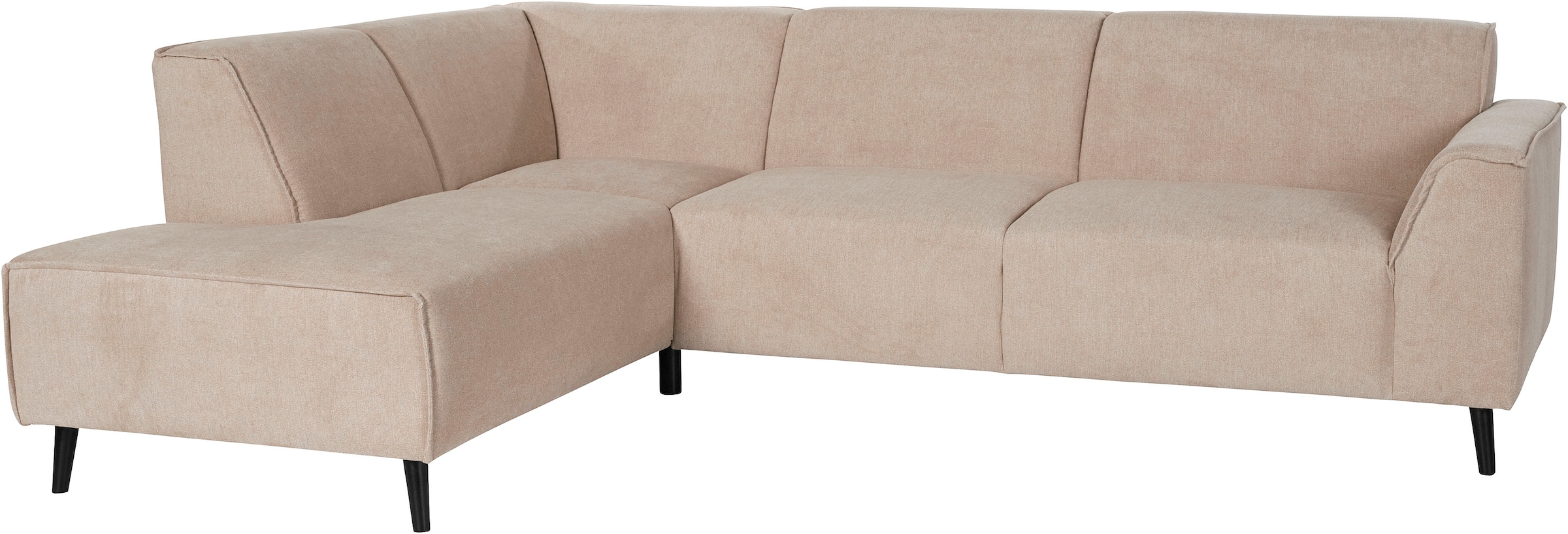 DOMO collection Ecksofa »Amora, bequem und zeitlos, L-Form«, mit Federkern für mehr Sitzkomfort
