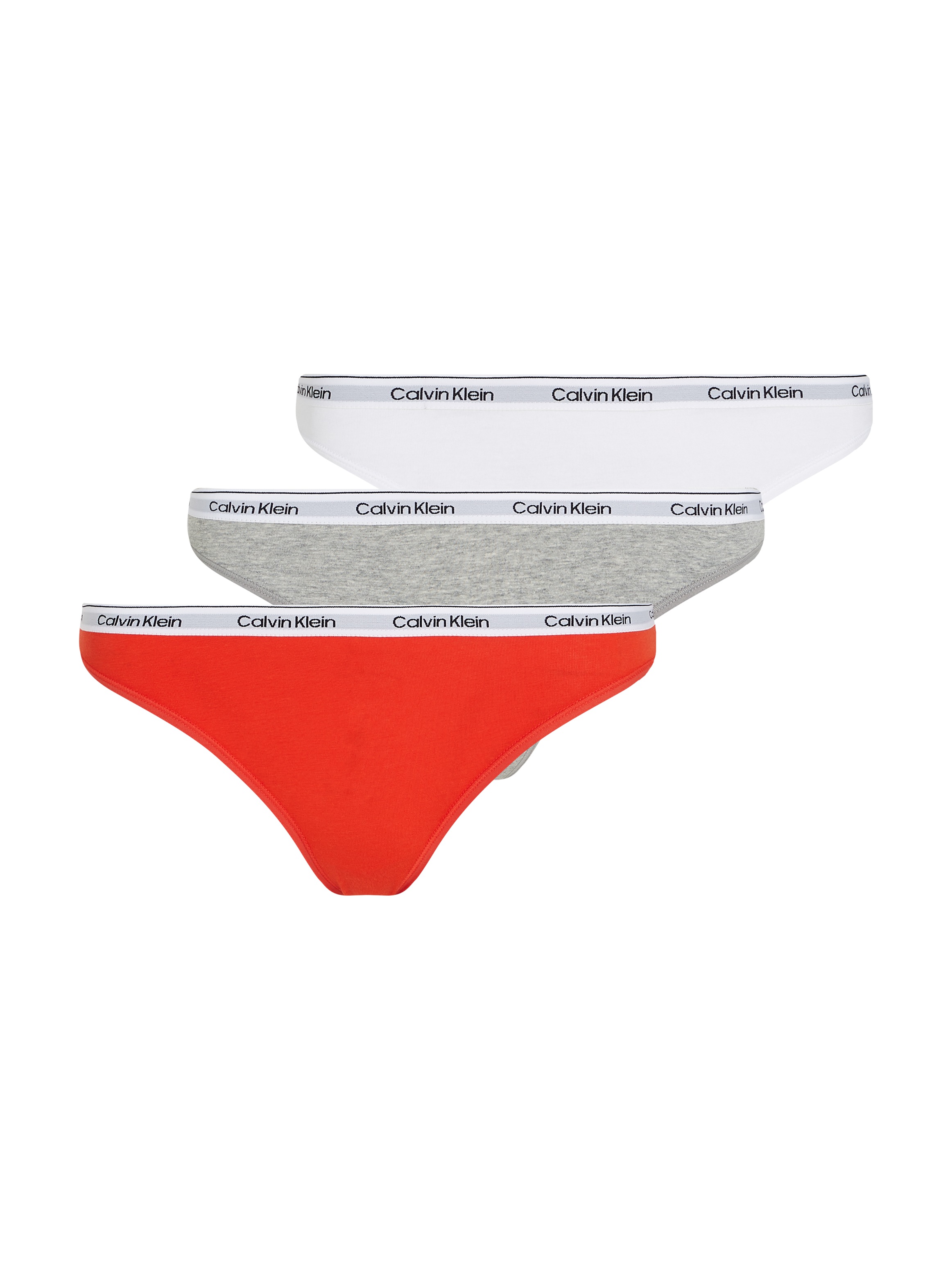 Calvin Klein Underwear Bikinislip »3 PACK BIKINI (LOW-RISE)«, (3 St.), Low Rise mit Logobund