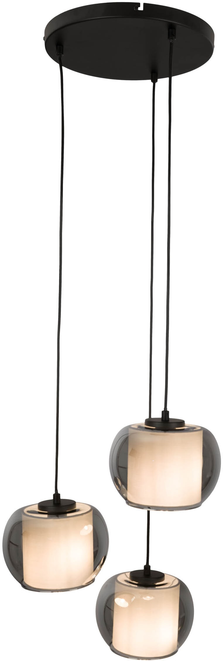 OTTO home Pendelleuchte »Tanissa« E27 1 Stk. 3 versetzt lange Pendel mit je günstig online kaufen