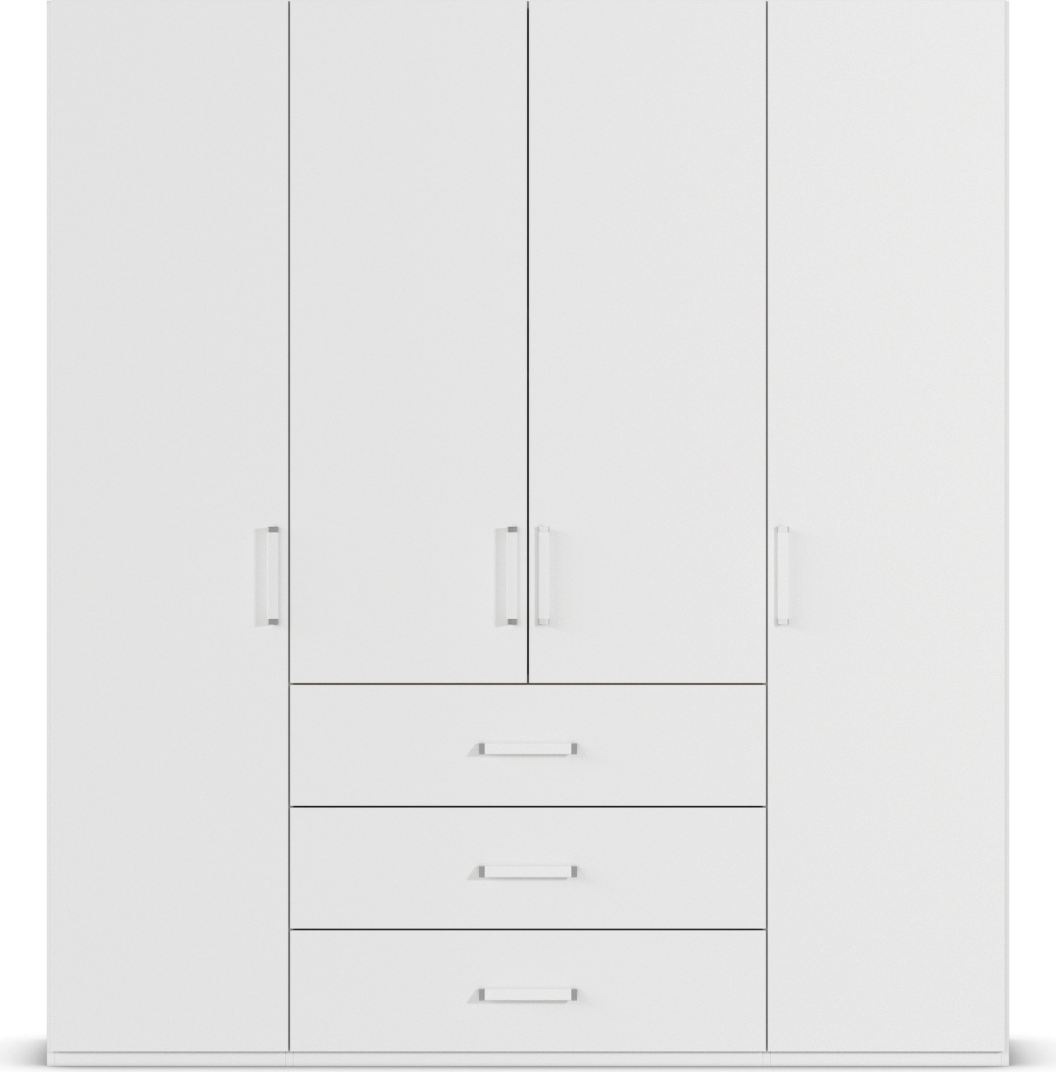 rauch Drehtürenschrank »Kleiderschrank Schrank Garderobe Schlafzimmerschrank EVELYN«, (in 2 Höhen 197 oder 210 cm erhältlich), in elegantem Stil mit Schubladen 3 Breiten und 2 Höhen MADE IN GERMANY