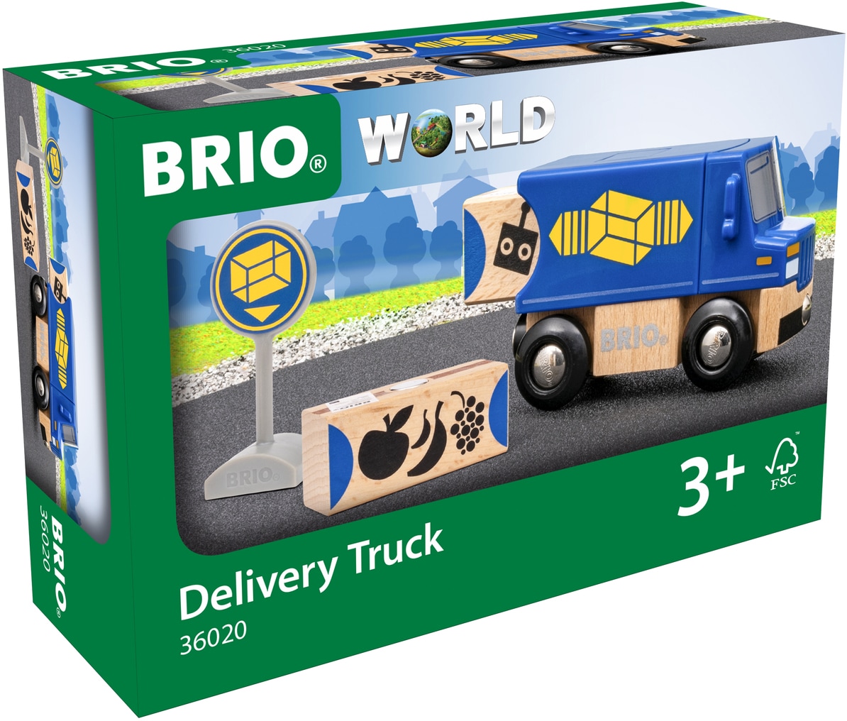 BRIO® Spielzeug-LKW »BRIO® WORLD, Zustell-Fahrzeug«, FSC®- schützt Wald - weltweit