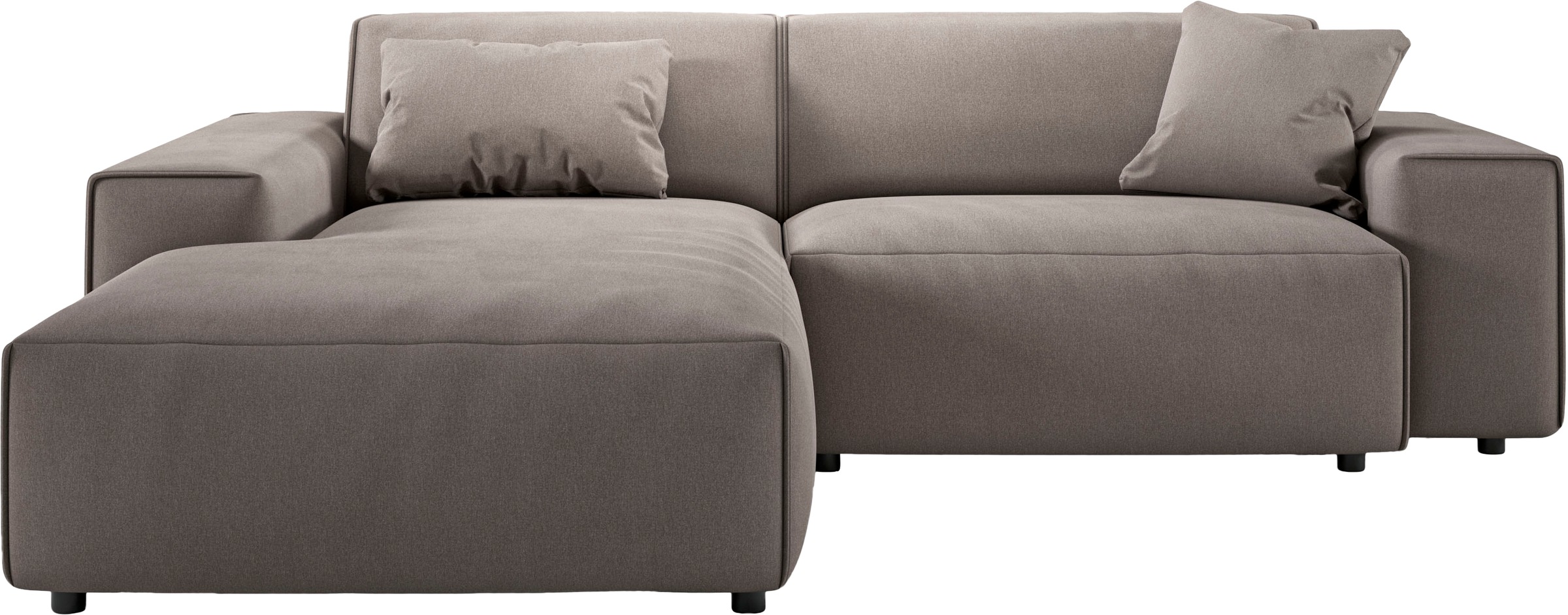 andas Ecksofa »Glimminge L-Form auch in Breitcord, Feincord + Easy care-Bezug,«, Breite 234, Zierkissen